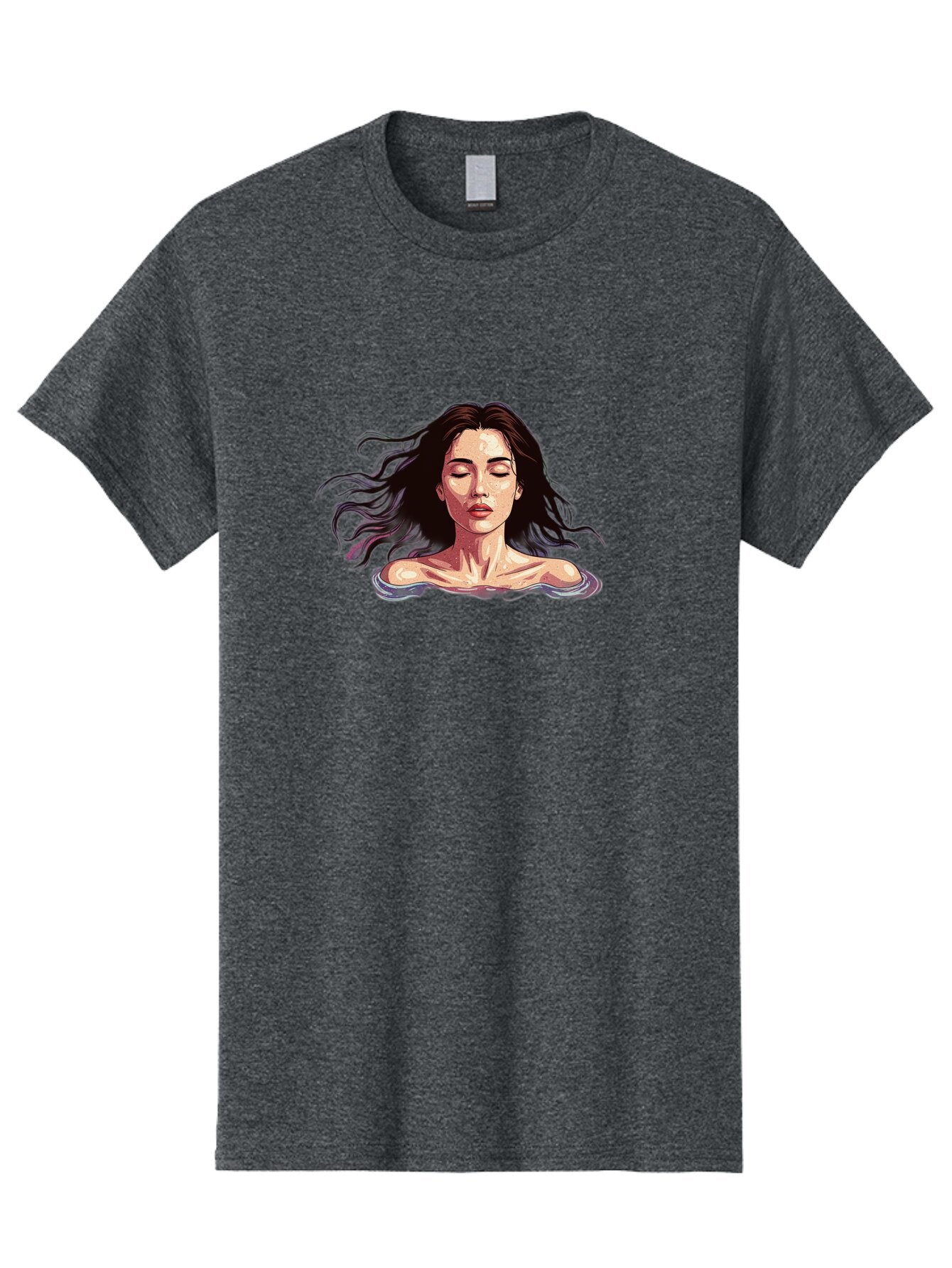 Woman-Rising-From-Water Men'S Graphic Tee, 100% Cotton, Comfortable Casual Summer Wear, Machine Washable, Vintage Camera, Old Camera, Antique Camera, Black Camera, Classic Photography, Photography Equipment, Nostalgic Device, Film Camera, Baq232 12