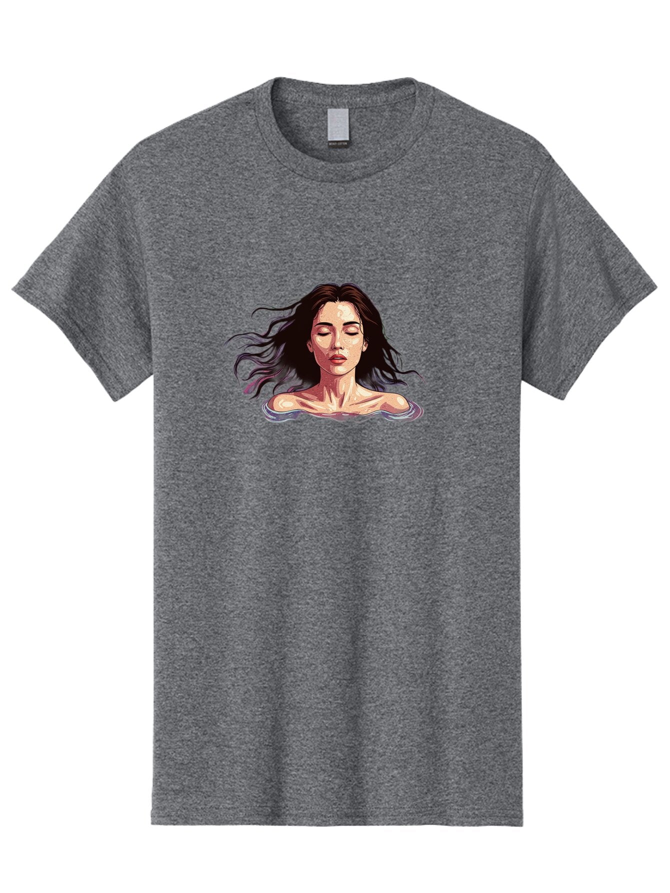 Woman-Rising-From-Water Men'S Graphic Tee, 100% Cotton, Comfortable Casual Summer Wear, Machine Washable, Vintage Camera, Old Camera, Antique Camera, Black Camera, Classic Photography, Photography Equipment, Nostalgic Device, Film Camera, Baq232 6