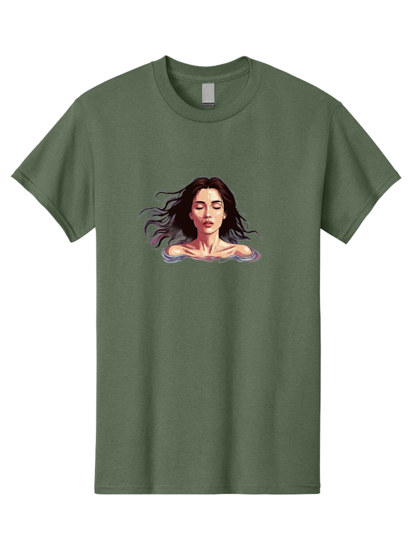 Woman-Rising-From-Water Men'S Graphic Tee, 100% Cotton, Comfortable Casual Summer Wear, Machine Washable, Vintage Camera, Old Camera, Antique Camera, Black Camera, Classic Photography, Photography Equipment, Nostalgic Device, Film Camera, Baq232 3