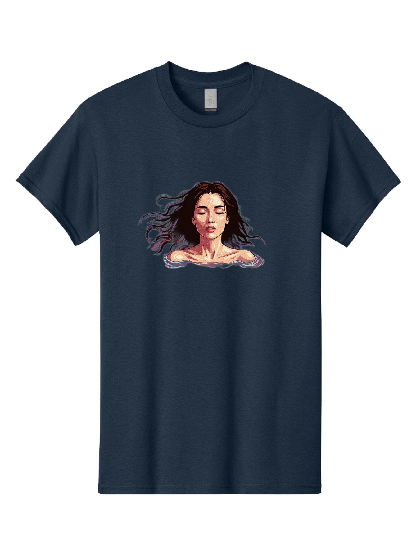 Woman-Rising-From-Water Men'S Graphic Tee, 100% Cotton, Comfortable Casual Summer Wear, Machine Washable, Vintage Camera, Old Camera, Antique Camera, Black Camera, Classic Photography, Photography Equipment, Nostalgic Device, Film Camera, Baq232 13
