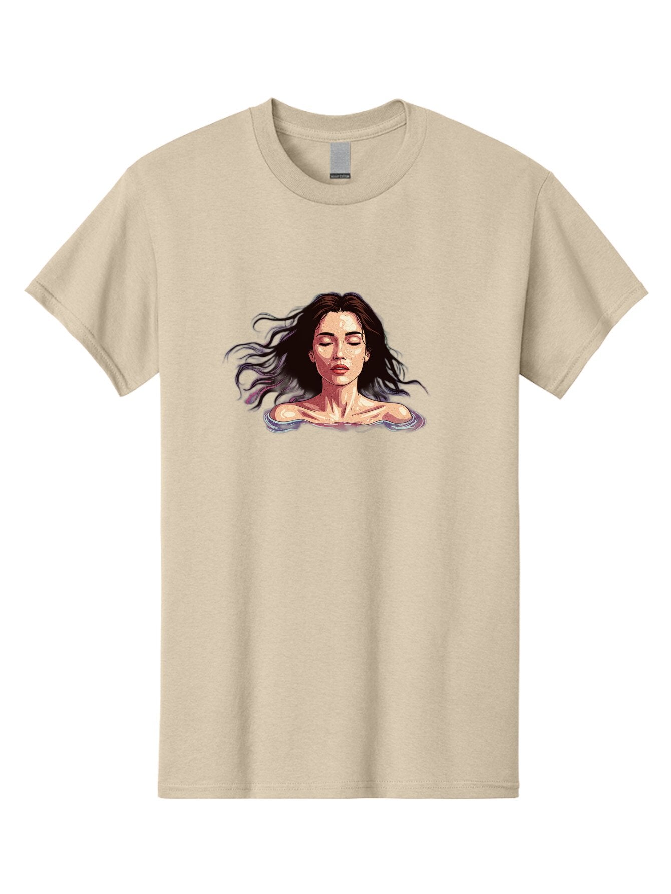 Woman-Rising-From-Water Men'S Graphic Tee, 100% Cotton, Comfortable Casual Summer Wear, Machine Washable, Vintage Camera, Old Camera, Antique Camera, Black Camera, Classic Photography, Photography Equipment, Nostalgic Device, Film Camera, Baq232 4