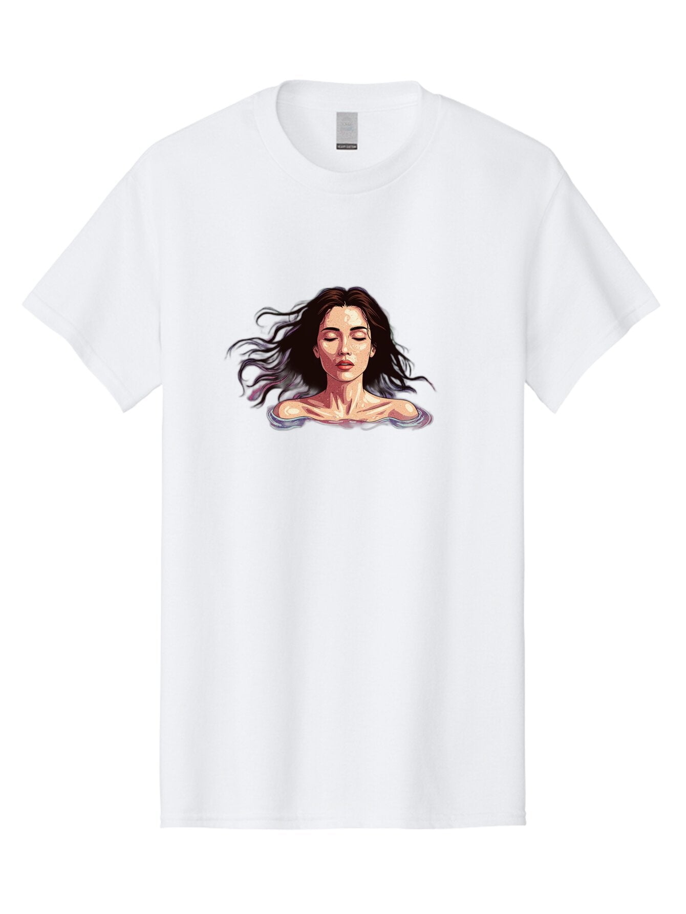 Woman-Rising-From-Water Men'S Graphic Tee, 100% Cotton, Comfortable Casual Summer Wear, Machine Washable, Vintage Camera, Old Camera, Antique Camera, Black Camera, Classic Photography, Photography Equipment, Nostalgic Device, Film Camera, Baq232 10