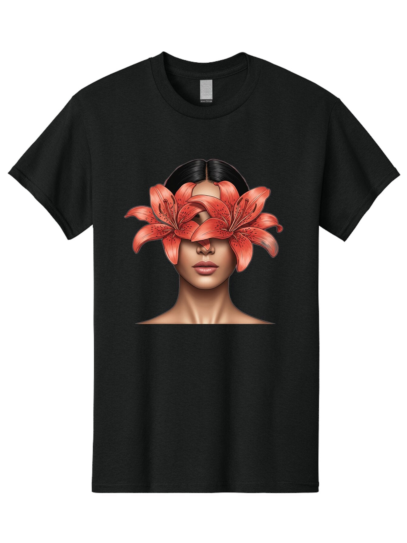 Woman-With-Lilies Men'S Graphic Tee, 100% Cotton, Comfortable Casual Summer Wear, Machine Washable, Vintage Camera, Old Camera, Antique Camera, Black Camera, Classic Photography, Photography Equipment, Nostalgic Device, Film Camera, Camera Art Baq233 8