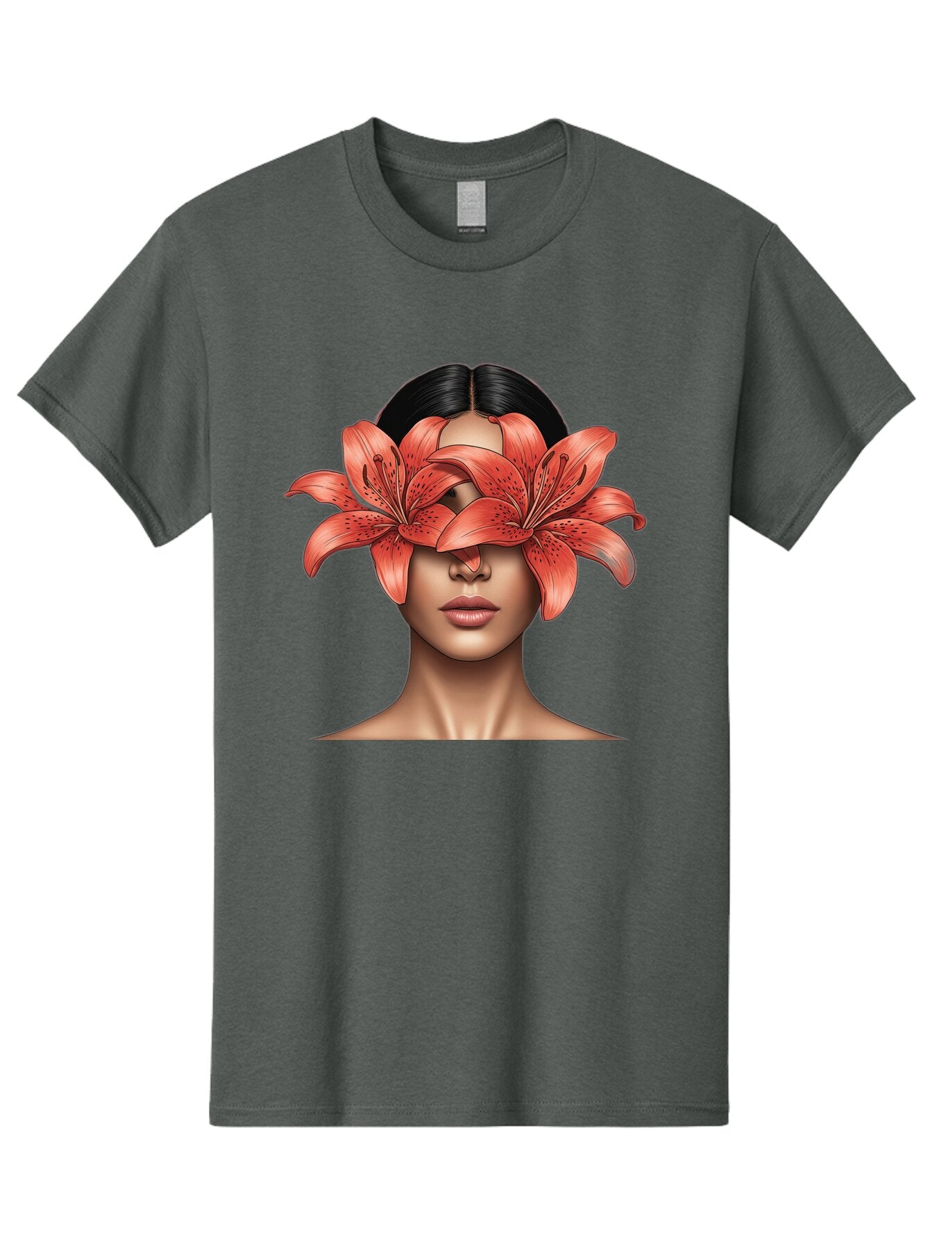 Woman-With-Lilies Men'S Graphic Tee, 100% Cotton, Comfortable Casual Summer Wear, Machine Washable, Vintage Camera, Old Camera, Antique Camera, Black Camera, Classic Photography, Photography Equipment, Nostalgic Device, Film Camera, Camera Art Baq233 4
