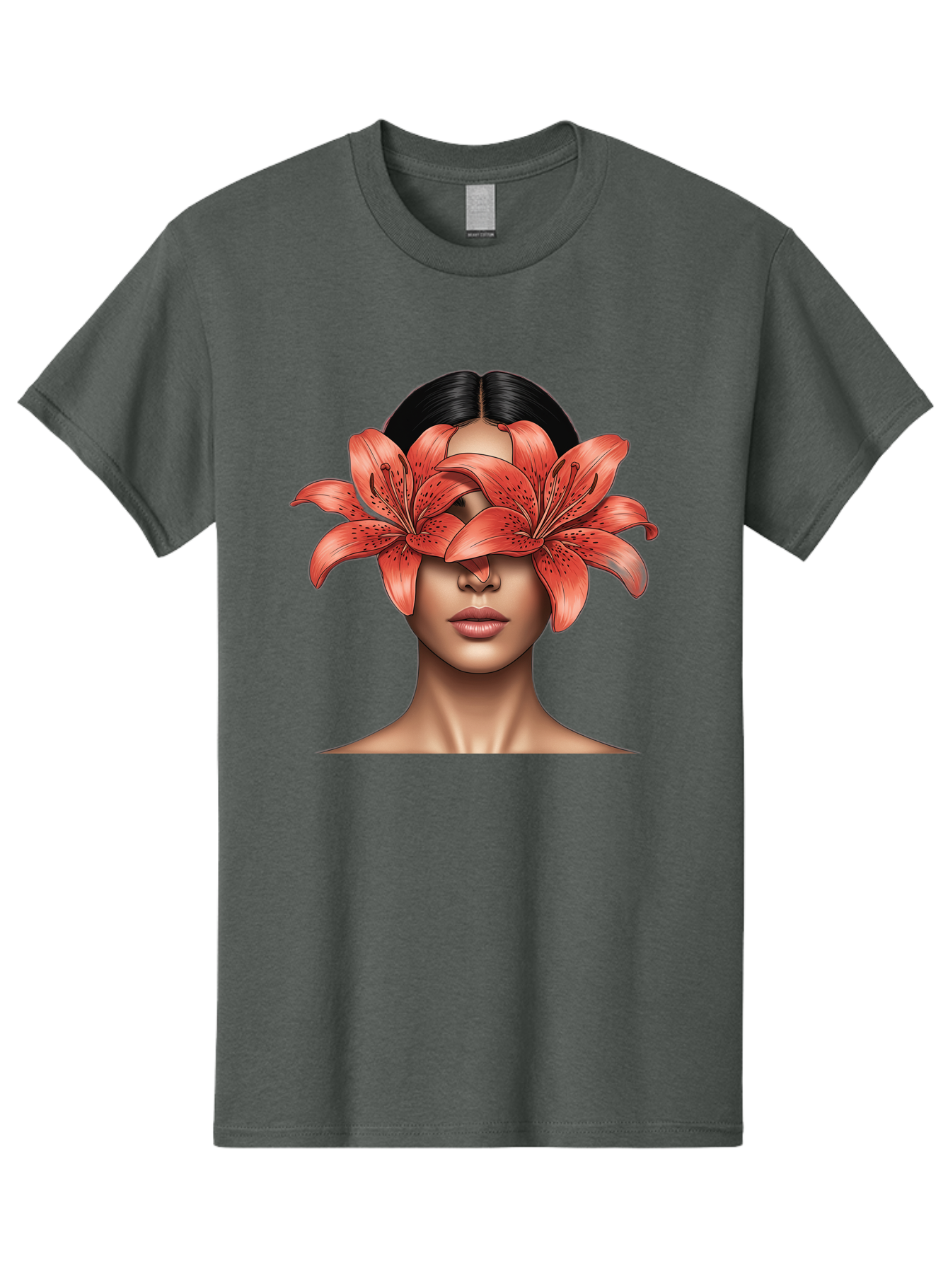 Woman-With-Lilies Men'S Graphic Tee, 100% Cotton, Comfortable Casual Summer Wear, Machine Washable, Vintage Camera, Old Camera, Antique Camera, Black Camera, Classic Photography, Photography Equipment, Nostalgic Device, Film Camera, Camera Art Baq233 3