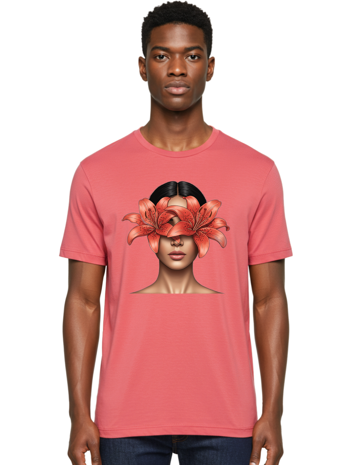 Woman-With-Lilies Men'S Graphic Tee, 100% Cotton, Comfortable Casual Summer Wear, Machine Washable, Vintage Camera, Old Camera, Antique Camera, Black Camera, Classic Photography, Photography Equipment, Nostalgic Device, Film Camera, Camera Art Baq233 28