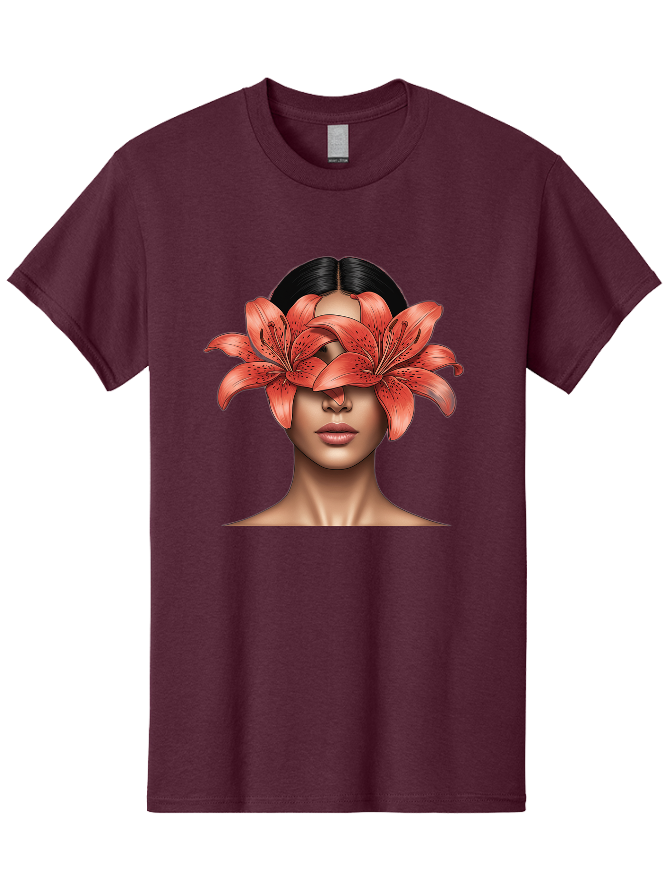 Woman-With-Lilies Men'S Graphic Tee, 100% Cotton, Comfortable Casual Summer Wear, Machine Washable, Vintage Camera, Old Camera, Antique Camera, Black Camera, Classic Photography, Photography Equipment, Nostalgic Device, Film Camera, Camera Art Baq233 5