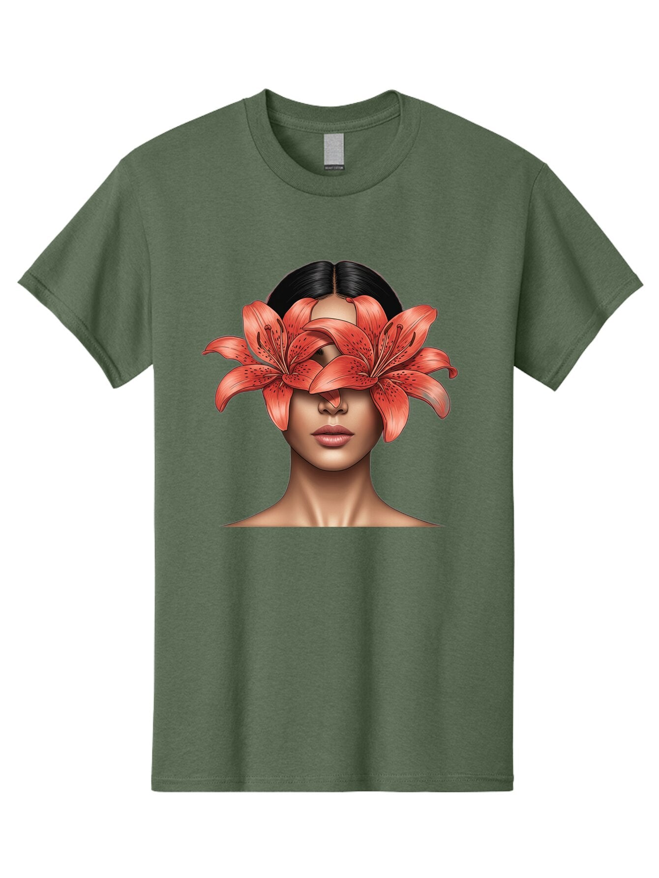Woman-With-Lilies Men'S Graphic Tee, 100% Cotton, Comfortable Casual Summer Wear, Machine Washable, Vintage Camera, Old Camera, Antique Camera, Black Camera, Classic Photography, Photography Equipment, Nostalgic Device, Film Camera, Camera Art Baq233 2