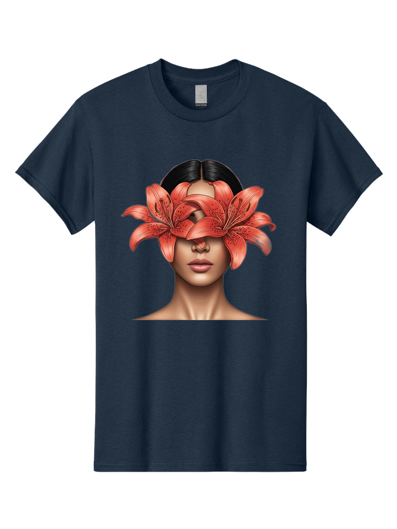 Woman-With-Lilies Men'S Graphic Tee, 100% Cotton, Comfortable Casual Summer Wear, Machine Washable, Vintage Camera, Old Camera, Antique Camera, Black Camera, Classic Photography, Photography Equipment, Nostalgic Device, Film Camera, Camera Art Baq233 4