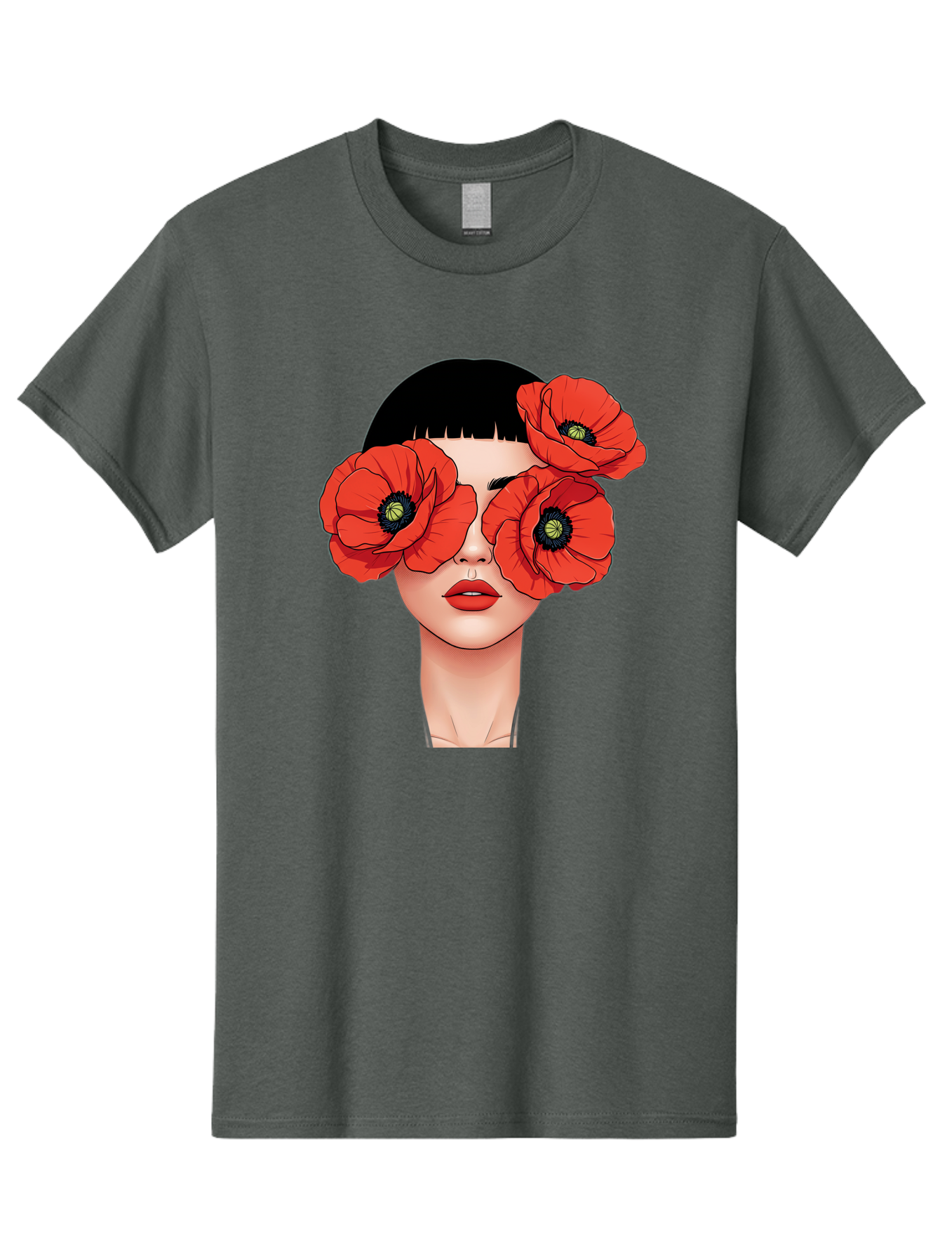 Woman-With-Poppies Men'S Graphic Tee, 100% Cotton, Comfortable Casual Summer Wear, Machine Washable, Vintage Camera, Old Camera, Antique Camera, Black Camera, Classic Photography, Photography Equipment, Nostalgic Device, Film Camera, Baq234 15