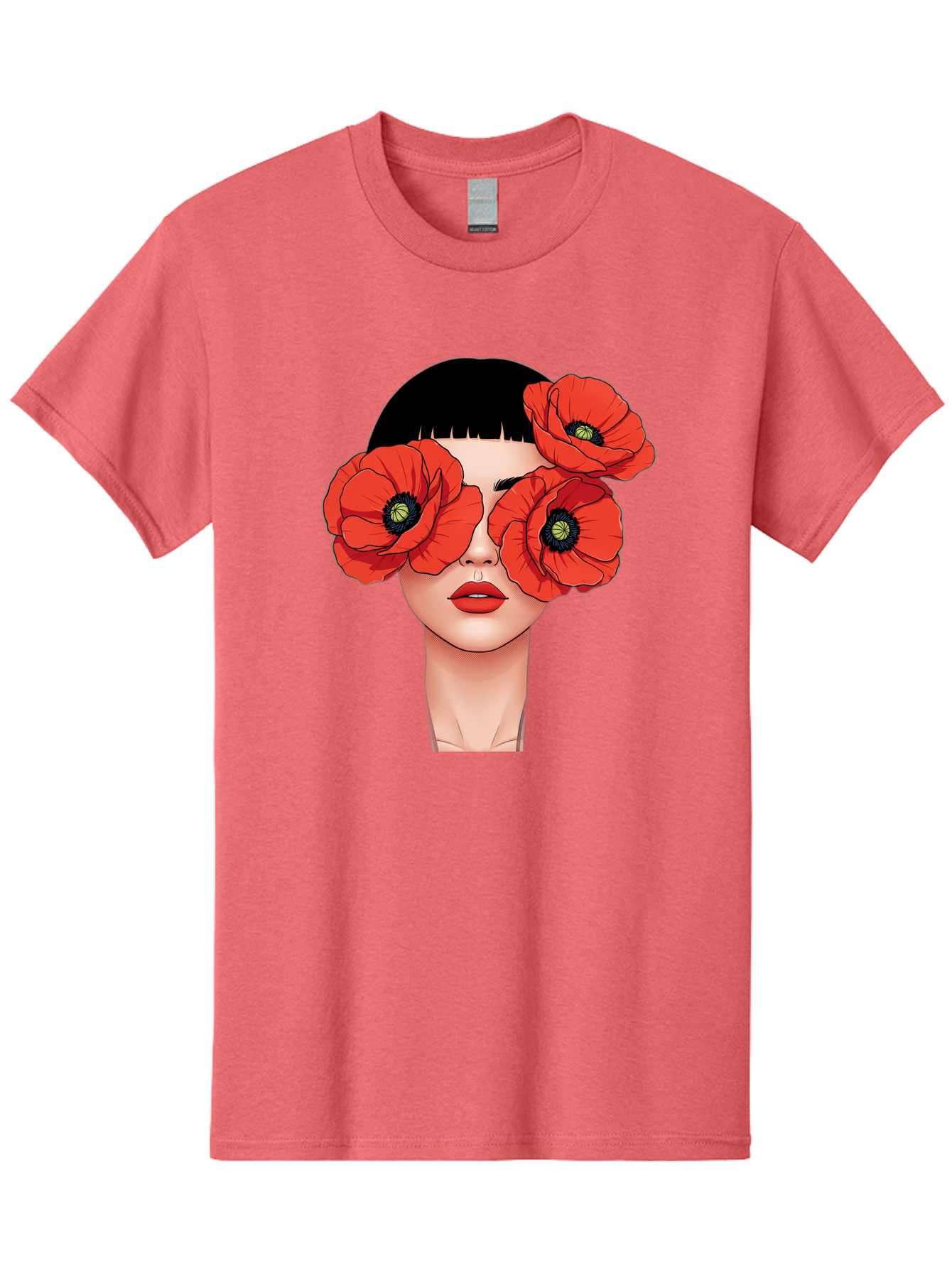 Woman-With-Poppies Men'S Graphic Tee, 100% Cotton, Comfortable Casual Summer Wear, Machine Washable, Vintage Camera, Old Camera, Antique Camera, Black Camera, Classic Photography, Photography Equipment, Nostalgic Device, Film Camera, Baq234