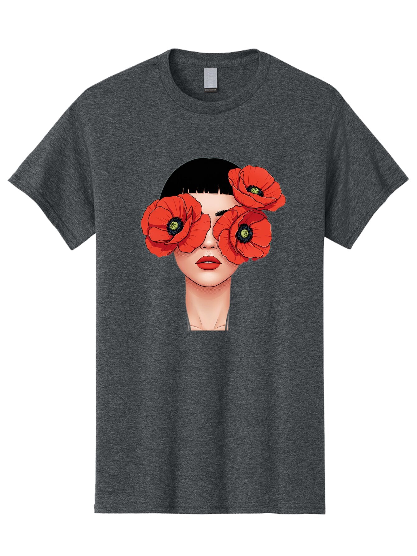 Woman-With-Poppies Men'S Graphic Tee, 100% Cotton, Comfortable Casual Summer Wear, Machine Washable, Vintage Camera, Old Camera, Antique Camera, Black Camera, Classic Photography, Photography Equipment, Nostalgic Device, Film Camera, Baq234 11