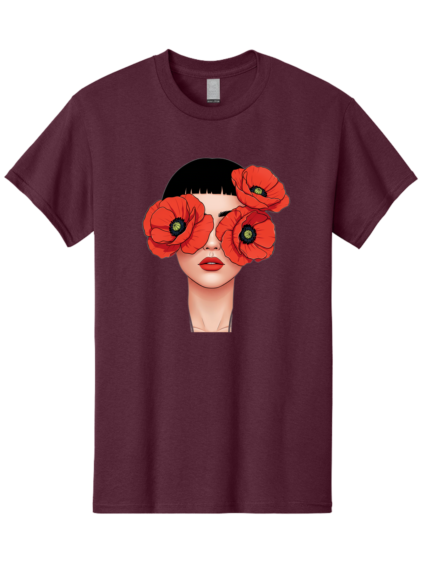 Woman-With-Poppies Men'S Graphic Tee, 100% Cotton, Comfortable Casual Summer Wear, Machine Washable, Vintage Camera, Old Camera, Antique Camera, Black Camera, Classic Photography, Photography Equipment, Nostalgic Device, Film Camera, Baq234 4