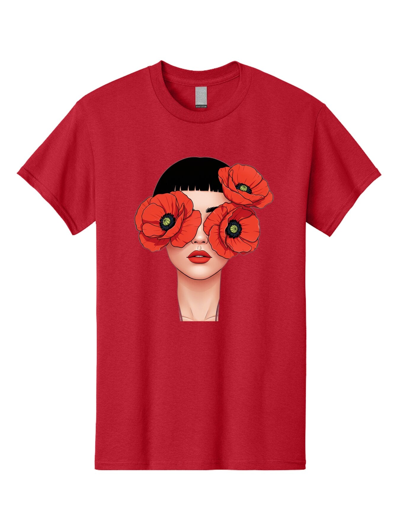 Woman-With-Poppies Men'S Graphic Tee, 100% Cotton, Comfortable Casual Summer Wear, Machine Washable, Vintage Camera, Old Camera, Antique Camera, Black Camera, Classic Photography, Photography Equipment, Nostalgic Device, Film Camera, Baq234 3
