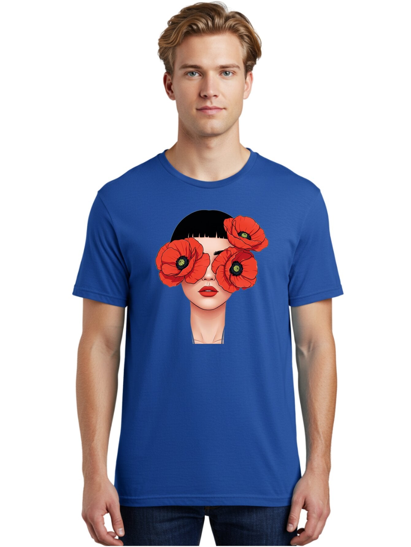 Woman-With-Poppies Men'S Graphic Tee, 100% Cotton, Comfortable Casual Summer Wear, Machine Washable, Vintage Camera, Old Camera, Antique Camera, Black Camera, Classic Photography, Photography Equipment, Nostalgic Device, Film Camera, Baq234 19