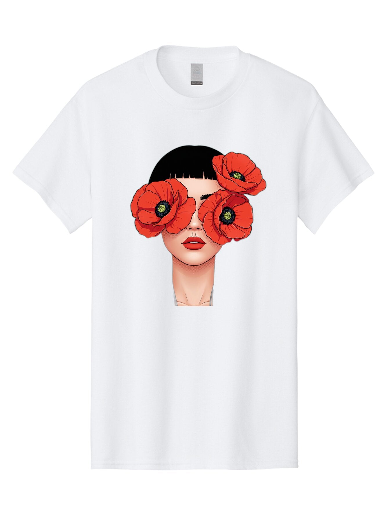 Woman-With-Poppies Men'S Graphic Tee, 100% Cotton, Comfortable Casual Summer Wear, Machine Washable, Vintage Camera, Old Camera, Antique Camera, Black Camera, Classic Photography, Photography Equipment, Nostalgic Device, Film Camera, Baq234 5