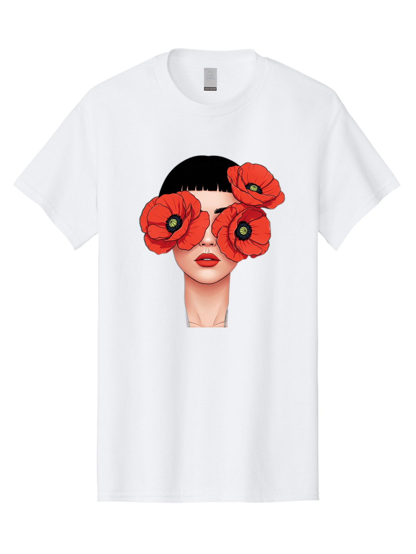 Woman-With-Poppies Men'S Graphic Tee, 100% Cotton, Comfortable Casual Summer Wear, Machine Washable, Vintage Camera, Old Camera, Antique Camera, Black Camera, Classic Photography, Photography Equipment, Nostalgic Device, Film Camera, Baq234 5