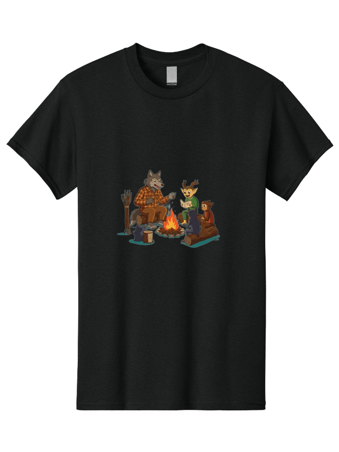 Woodland-Creatures-Camping Men'S Graphic Tee, 100% Cotton, Comfortable Casual Summer Wear, Machine Washable, Vintage Camera, Old Camera, Antique Camera, Black Camera, Classic Photography, Photography Equipment, Nostalgic Device, Film Camera, Baq236 15