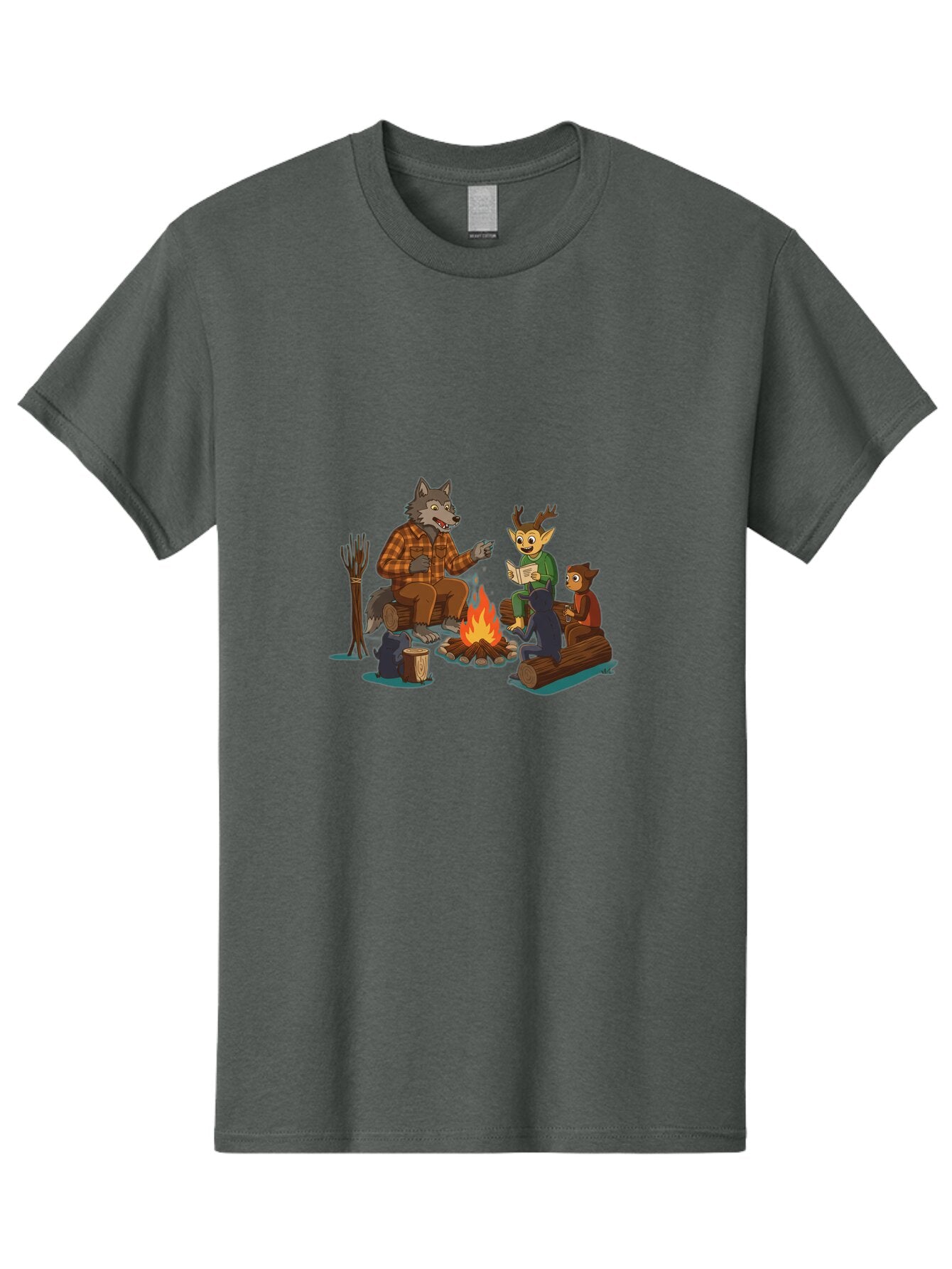 Woodland-Creatures-Camping Men'S Graphic Tee, 100% Cotton, Comfortable Casual Summer Wear, Machine Washable, Vintage Camera, Old Camera, Antique Camera, Black Camera, Classic Photography, Photography Equipment, Nostalgic Device, Film Camera, Baq236 13