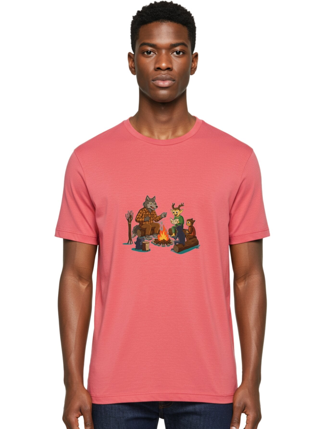 Woodland-Creatures-Camping Men'S Graphic Tee, 100% Cotton, Comfortable Casual Summer Wear, Machine Washable, Vintage Camera, Old Camera, Antique Camera, Black Camera, Classic Photography, Photography Equipment, Nostalgic Device, Film Camera, Baq236 27