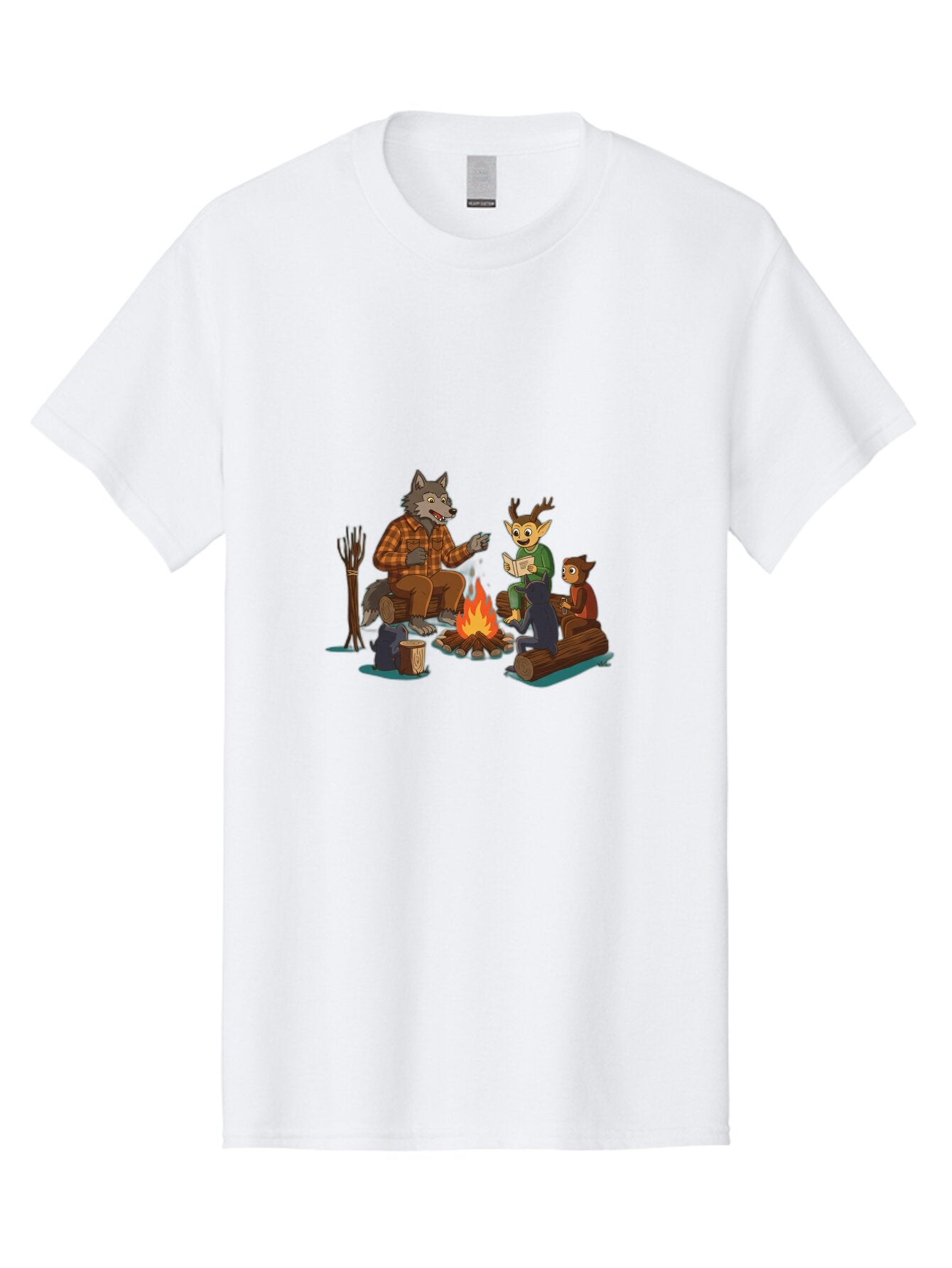 Woodland-Creatures-Camping Men'S Graphic Tee, 100% Cotton, Comfortable Casual Summer Wear, Machine Washable, Vintage Camera, Old Camera, Antique Camera, Black Camera, Classic Photography, Photography Equipment, Nostalgic Device, Film Camera, Baq236 4