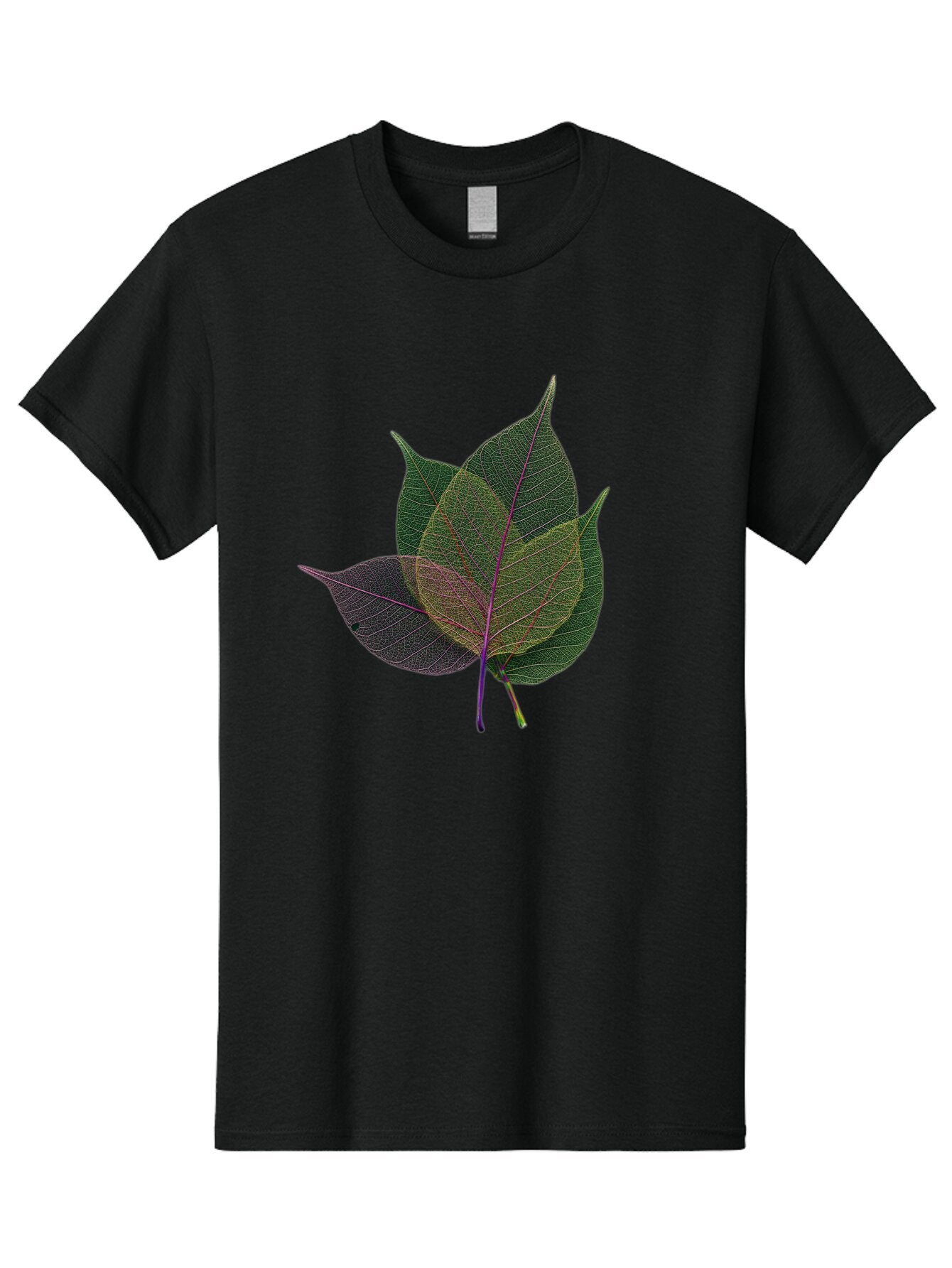 X-Ray-Leaves Men'S Graphic Tee, 100% Cotton, Comfortable Casual Summer Wear, Machine Washable, Vintage Camera, Old Camera, Antique Camera, Black Camera, Classic Photography, Photography Equipment, Nostalgic Device, Film Camera, Camera Art Baq239 2