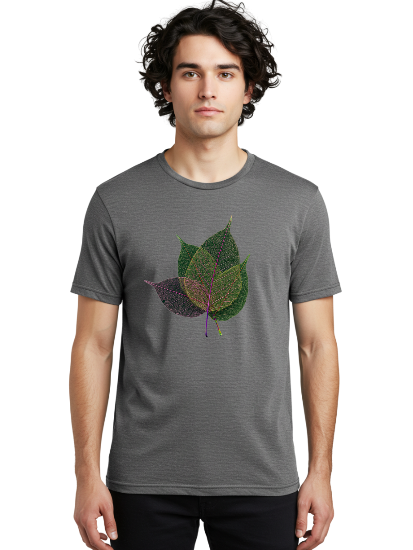 X-Ray-Leaves Men'S Graphic Tee, 100% Cotton, Comfortable Casual Summer Wear, Machine Washable, Vintage Camera, Old Camera, Antique Camera, Black Camera, Classic Photography, Photography Equipment, Nostalgic Device, Film Camera, Camera Art Baq239 24