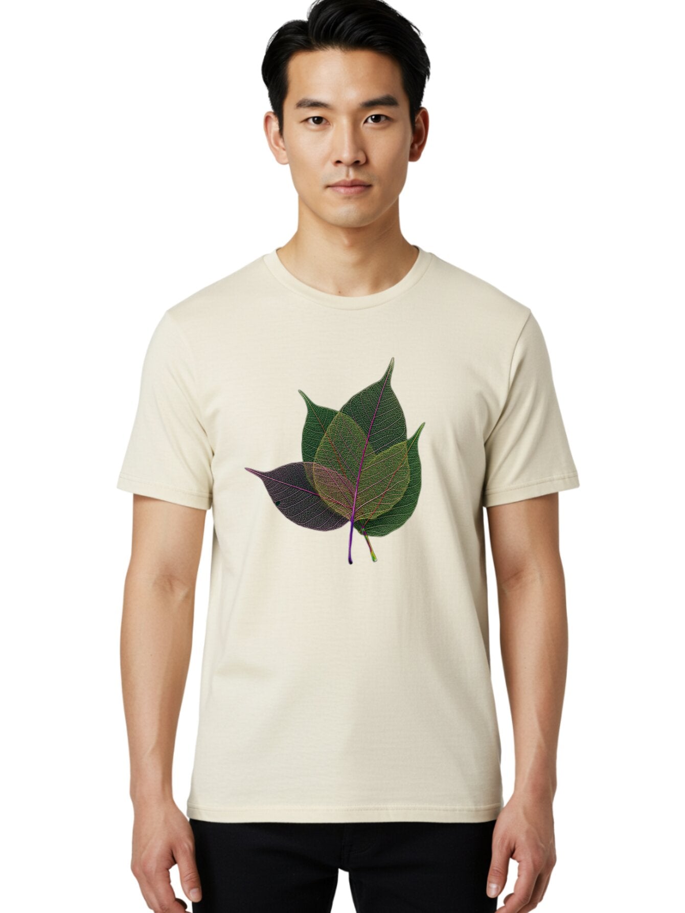 X-Ray-Leaves Men'S Graphic Tee, 100% Cotton, Comfortable Casual Summer Wear, Machine Washable, Vintage Camera, Old Camera, Antique Camera, Black Camera, Classic Photography, Photography Equipment, Nostalgic Device, Film Camera, Camera Art Baq239 30