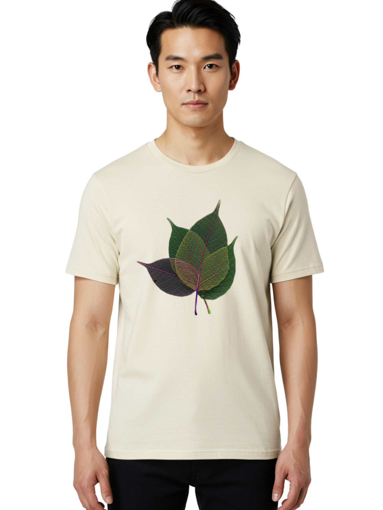 X-Ray-Leaves Men'S Graphic Tee, 100% Cotton, Comfortable Casual Summer Wear, Machine Washable, Vintage Camera, Old Camera, Antique Camera, Black Camera, Classic Photography, Photography Equipment, Nostalgic Device, Film Camera, Camera Art Baq239 22