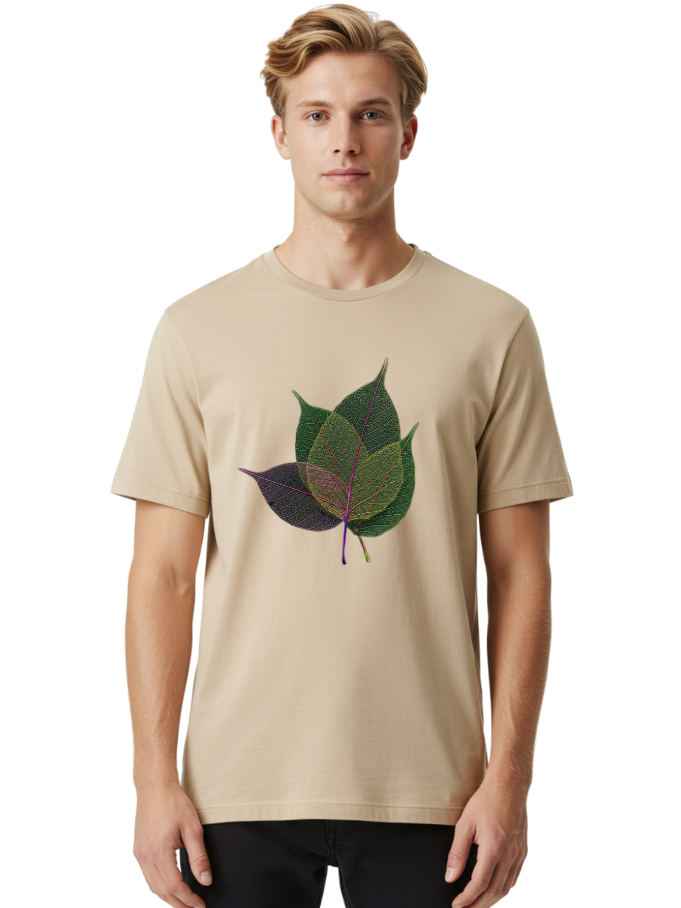 X-Ray-Leaves Men'S Graphic Tee, 100% Cotton, Comfortable Casual Summer Wear, Machine Washable, Vintage Camera, Old Camera, Antique Camera, Black Camera, Classic Photography, Photography Equipment, Nostalgic Device, Film Camera, Camera Art Baq239 27