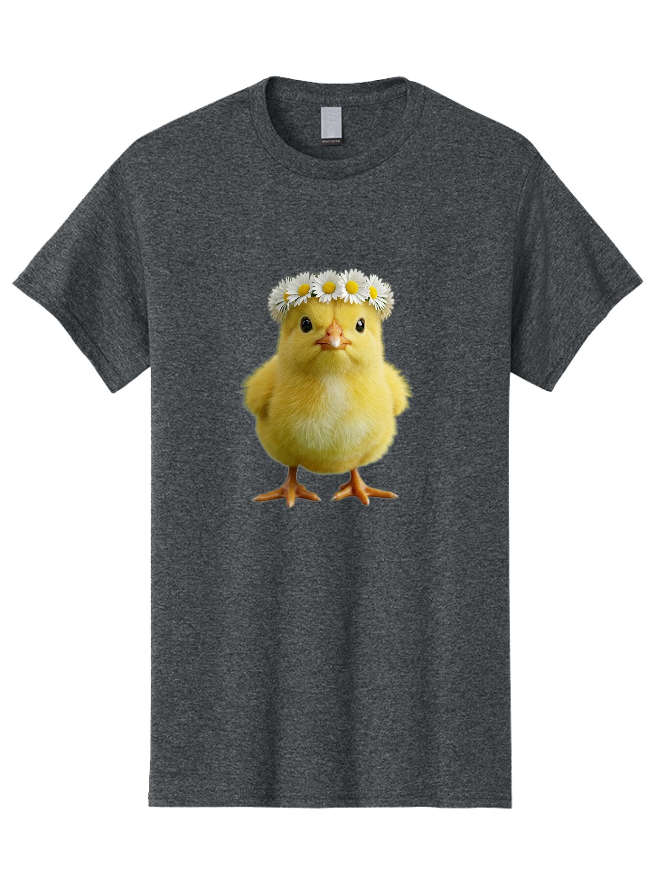Yellow-Chick-With-Daisies Men'S Graphic Tee, 100% Cotton, Comfortable Casual Summer Wear, Machine Washable, Vintage Camera, Old Camera, Antique Camera, Black Camera, Classic Photography, Photography Equipment, Nostalgic Device, Film Camera, Baq240 2
