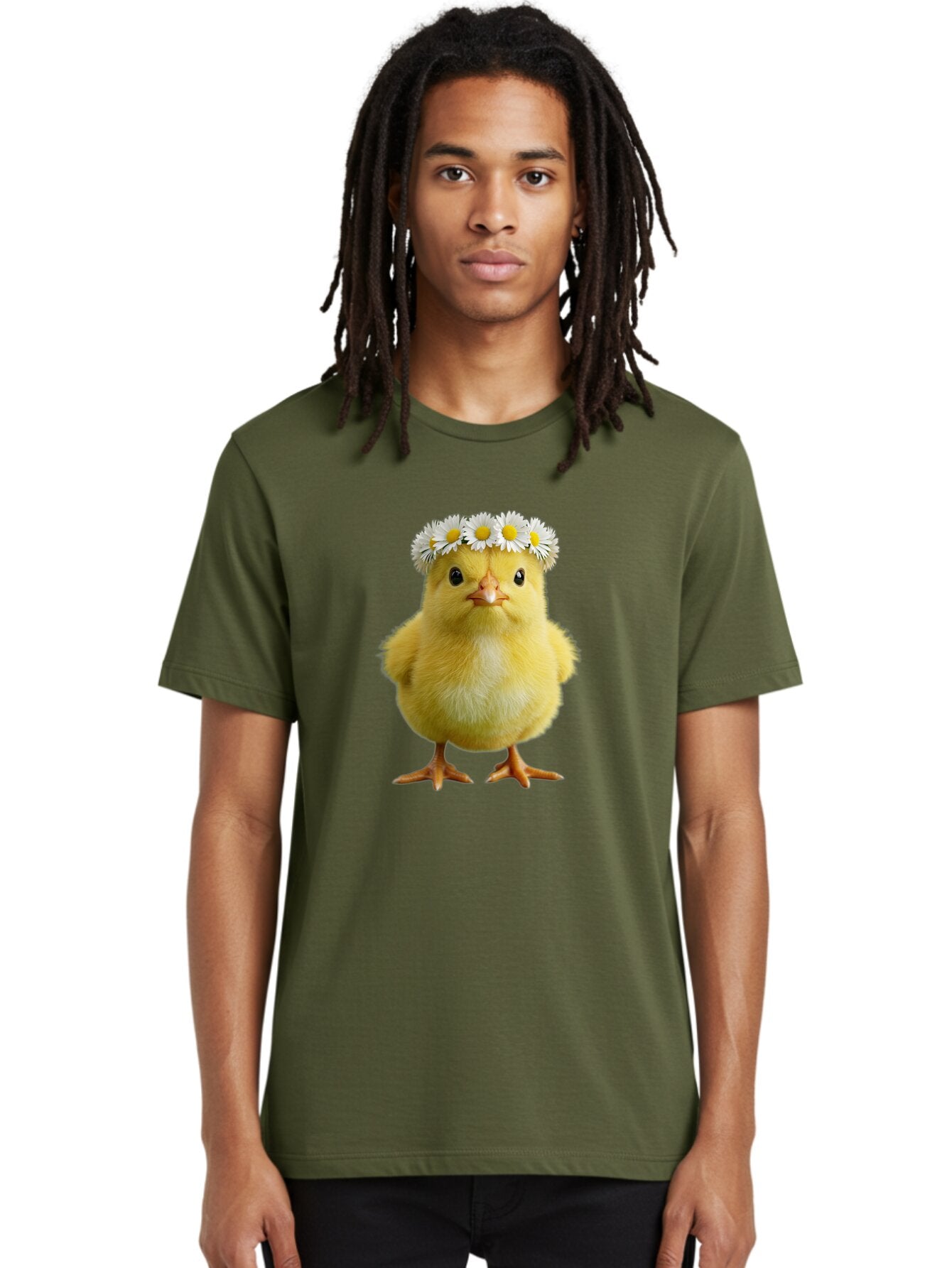 Yellow-Chick-With-Daisies Men'S Graphic Tee, 100% Cotton, Comfortable Casual Summer Wear, Machine Washable, Vintage Camera, Old Camera, Antique Camera, Black Camera, Classic Photography, Photography Equipment, Nostalgic Device, Film Camera, Baq240 22