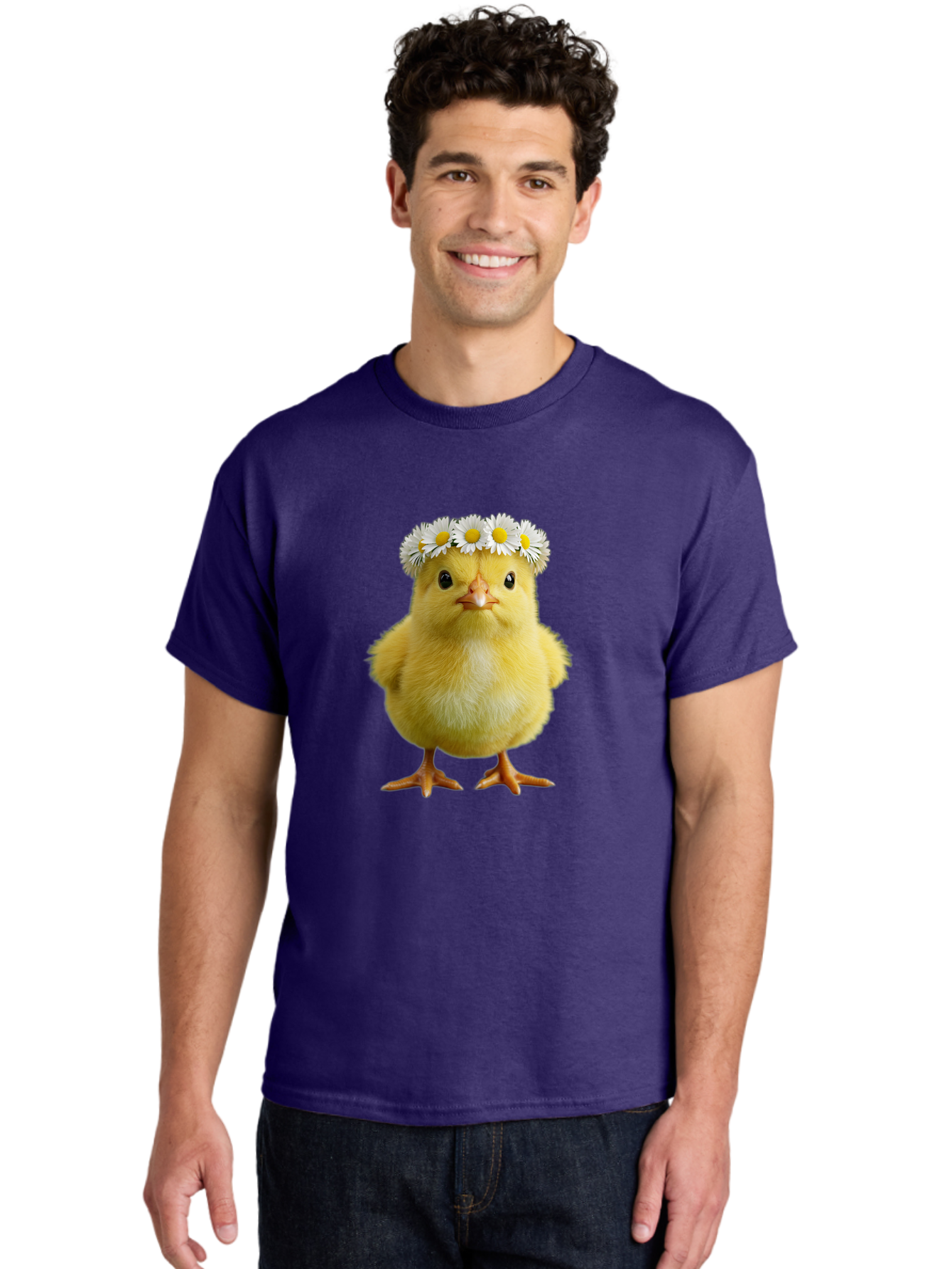 Yellow-Chick-With-Daisies Men'S Graphic Tee, 100% Cotton, Comfortable Casual Summer Wear, Machine Washable, Vintage Camera, Old Camera, Antique Camera, Black Camera, Classic Photography, Photography Equipment, Nostalgic Device, Film Camera, Baq240 24