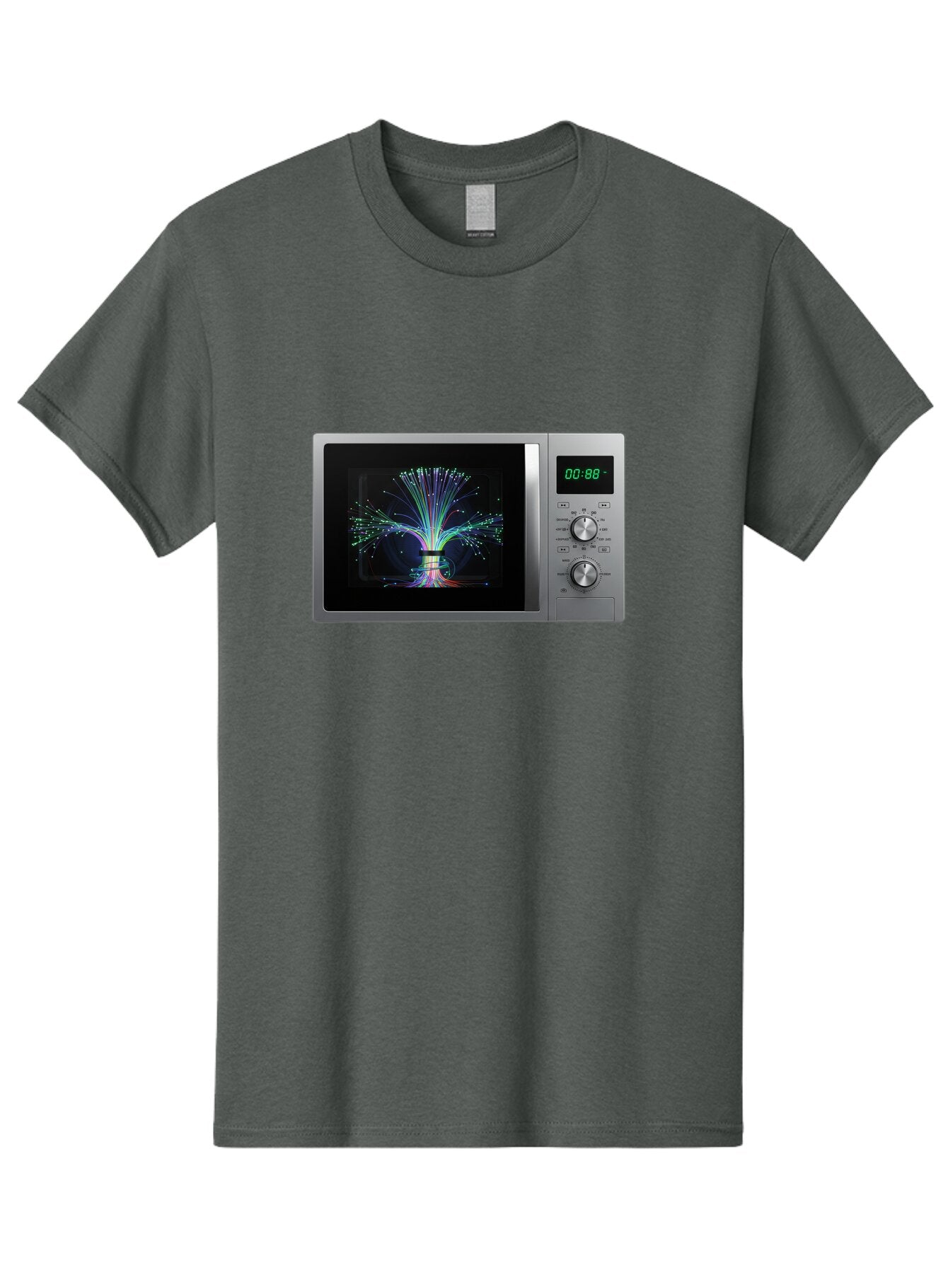 00-88-Microwave Men'S Graphic Tee, 100% Cotton, Comfortable Casual Summer Wear, Machine Washable, Vintage Camera, Old Camera, Antique Camera, Black Camera, Classic Photography, Photography Equipment, Nostalgic Device, Film Camera, Camera Art Baq243 7