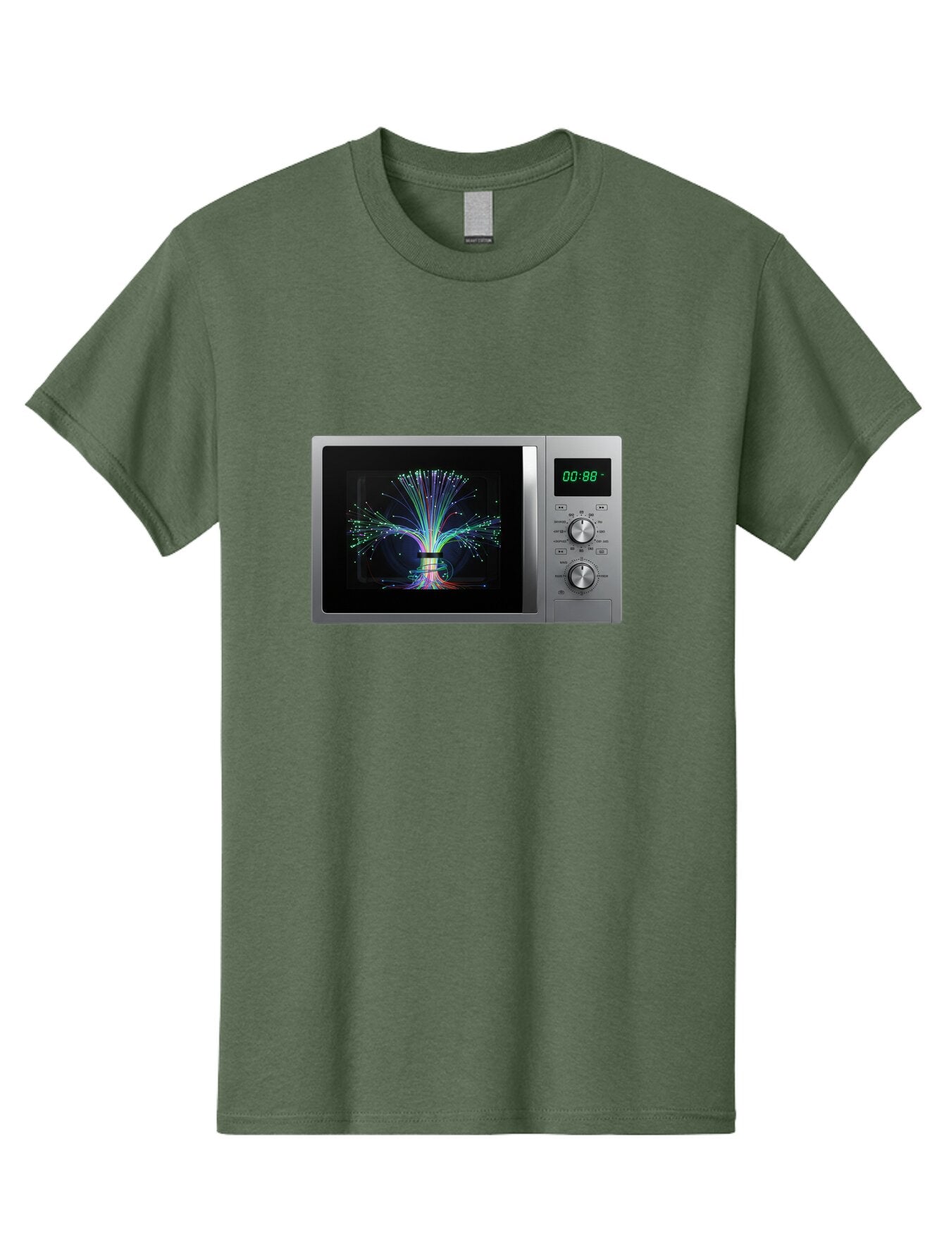 00-88-Microwave Men'S Graphic Tee, 100% Cotton, Comfortable Casual Summer Wear, Machine Washable, Vintage Camera, Old Camera, Antique Camera, Black Camera, Classic Photography, Photography Equipment, Nostalgic Device, Film Camera, Camera Art Baq243