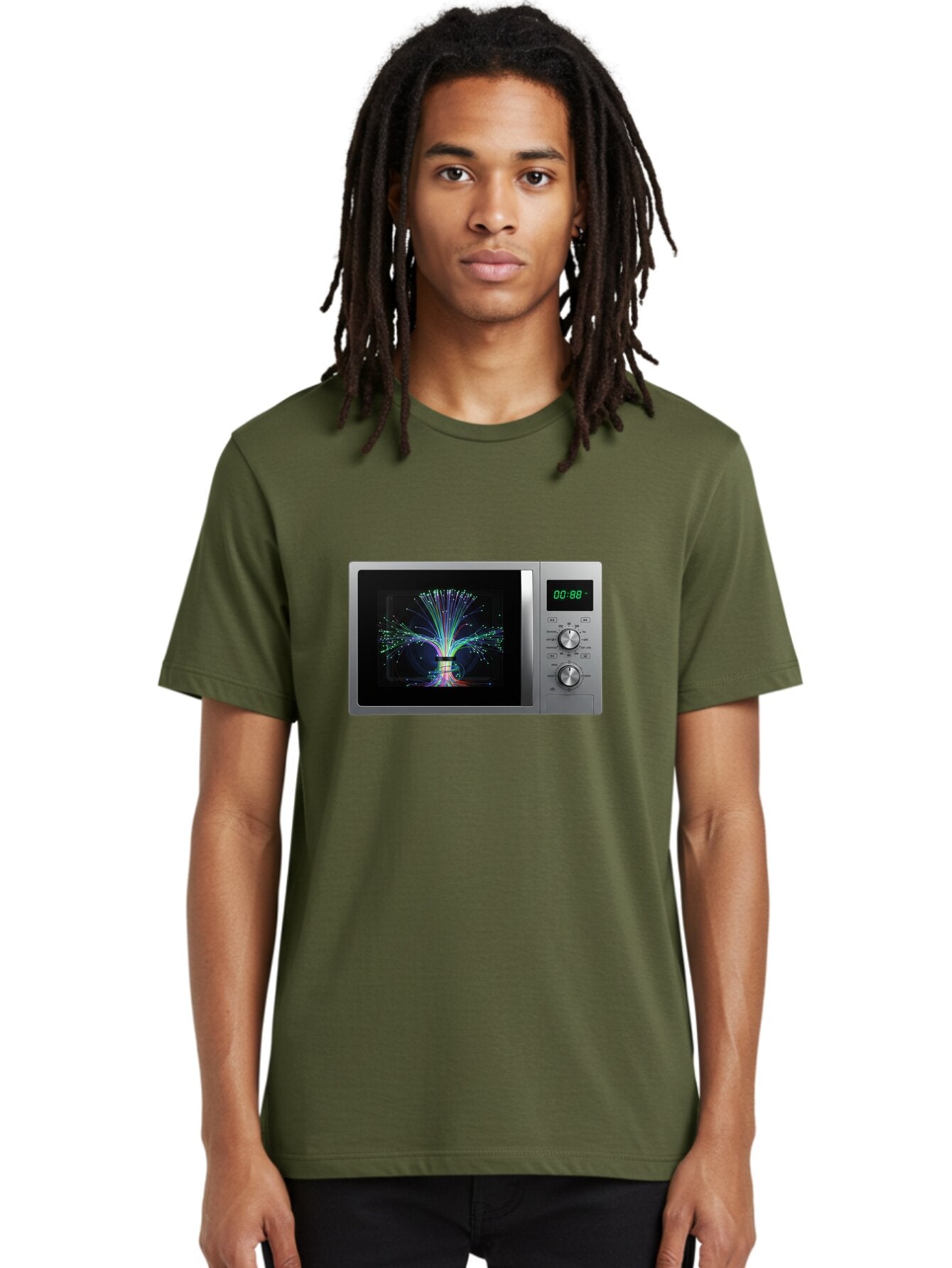 00-88-Microwave Men'S Graphic Tee, 100% Cotton, Comfortable Casual Summer Wear, Machine Washable, Vintage Camera, Old Camera, Antique Camera, Black Camera, Classic Photography, Photography Equipment, Nostalgic Device, Film Camera, Camera Art Baq243 19