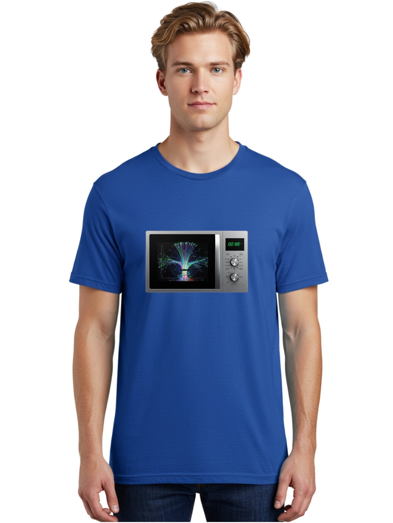 00-88-Microwave Men'S Graphic Tee, 100% Cotton, Comfortable Casual Summer Wear, Machine Washable, Vintage Camera, Old Camera, Antique Camera, Black Camera, Classic Photography, Photography Equipment, Nostalgic Device, Film Camera, Camera Art Baq243 30