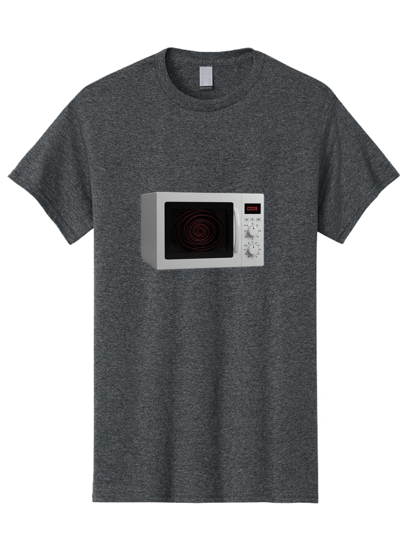 0009-Microwave Men'S Graphic Tee, 100% Cotton, Comfortable Casual Summer Wear, Machine Washable, Vintage Camera, Old Camera, Antique Camera, Black Camera, Classic Photography, Photography Equipment, Nostalgic Device, Film Camera, Camera Art Baq244 5