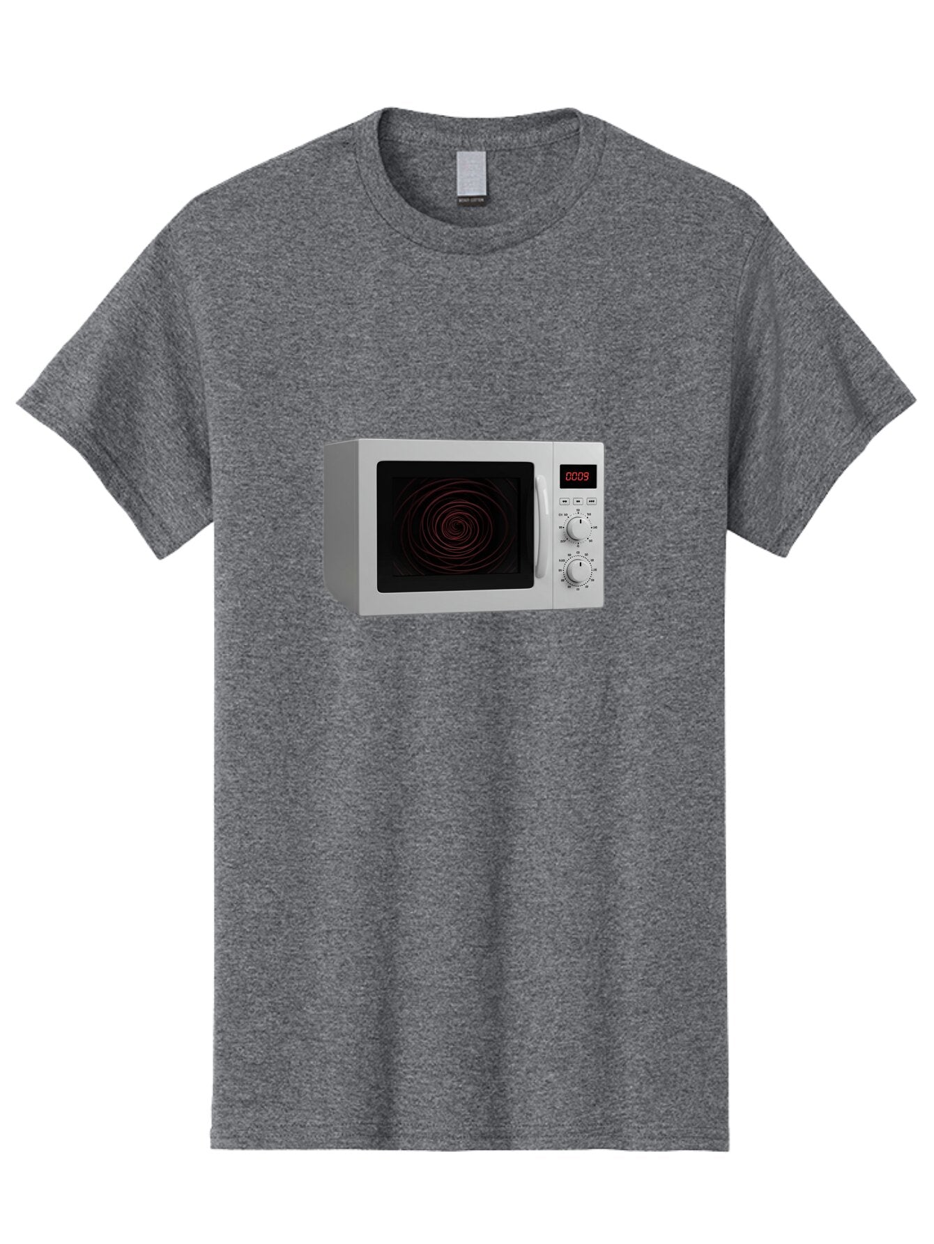 0009-Microwave Men'S Graphic Tee, 100% Cotton, Comfortable Casual Summer Wear, Machine Washable, Vintage Camera, Old Camera, Antique Camera, Black Camera, Classic Photography, Photography Equipment, Nostalgic Device, Film Camera, Camera Art Baq244