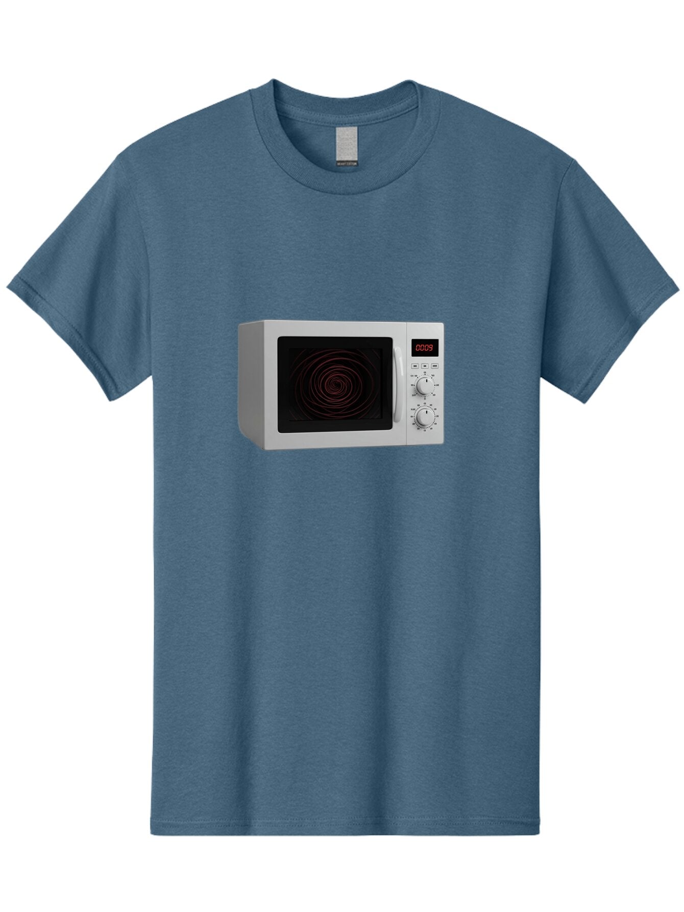 0009-Microwave Men'S Graphic Tee, 100% Cotton, Comfortable Casual Summer Wear, Machine Washable, Vintage Camera, Old Camera, Antique Camera, Black Camera, Classic Photography, Photography Equipment, Nostalgic Device, Film Camera, Camera Art Baq244