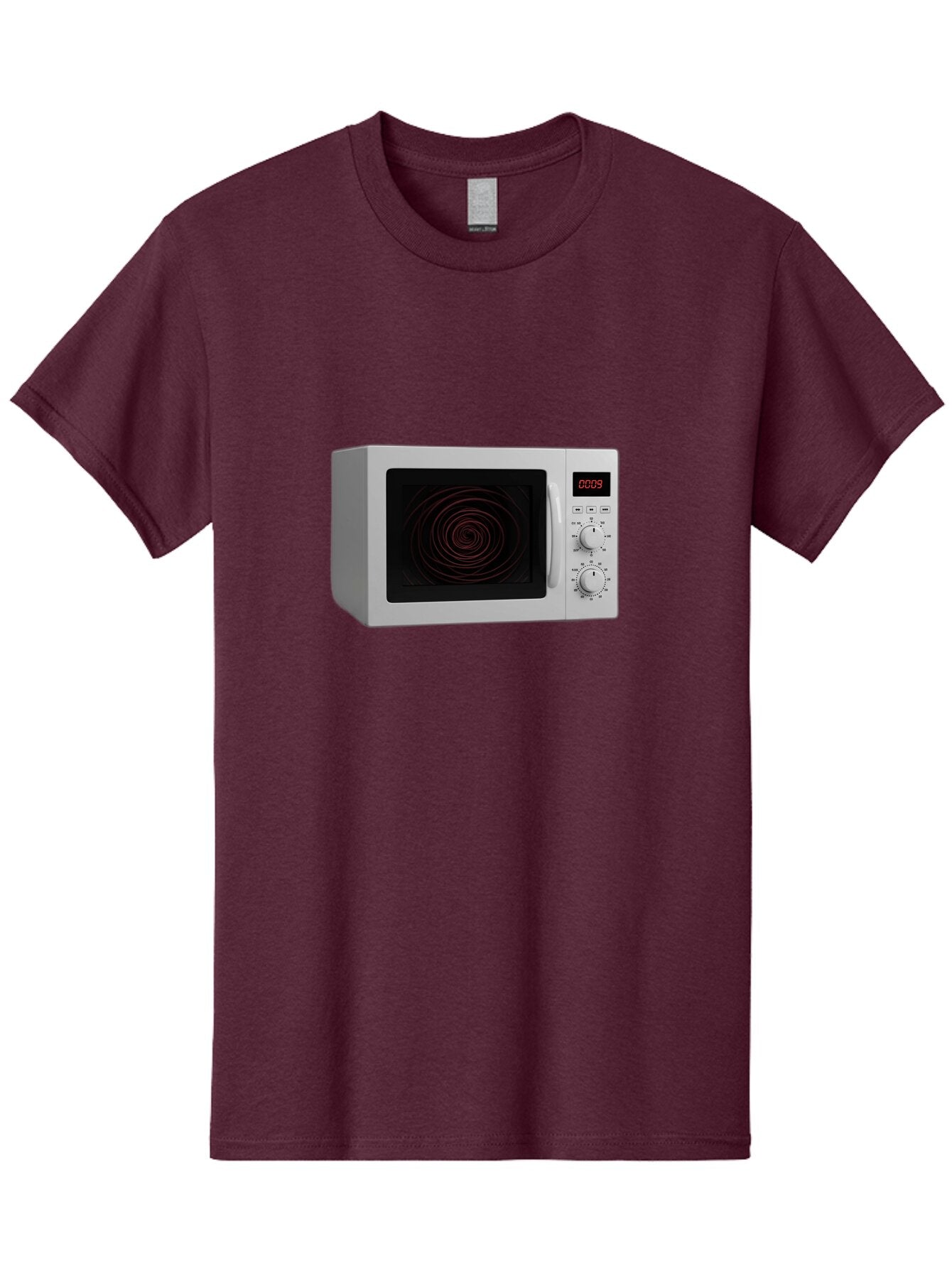 0009-Microwave Men'S Graphic Tee, 100% Cotton, Comfortable Casual Summer Wear, Machine Washable, Vintage Camera, Old Camera, Antique Camera, Black Camera, Classic Photography, Photography Equipment, Nostalgic Device, Film Camera, Camera Art Baq244 8