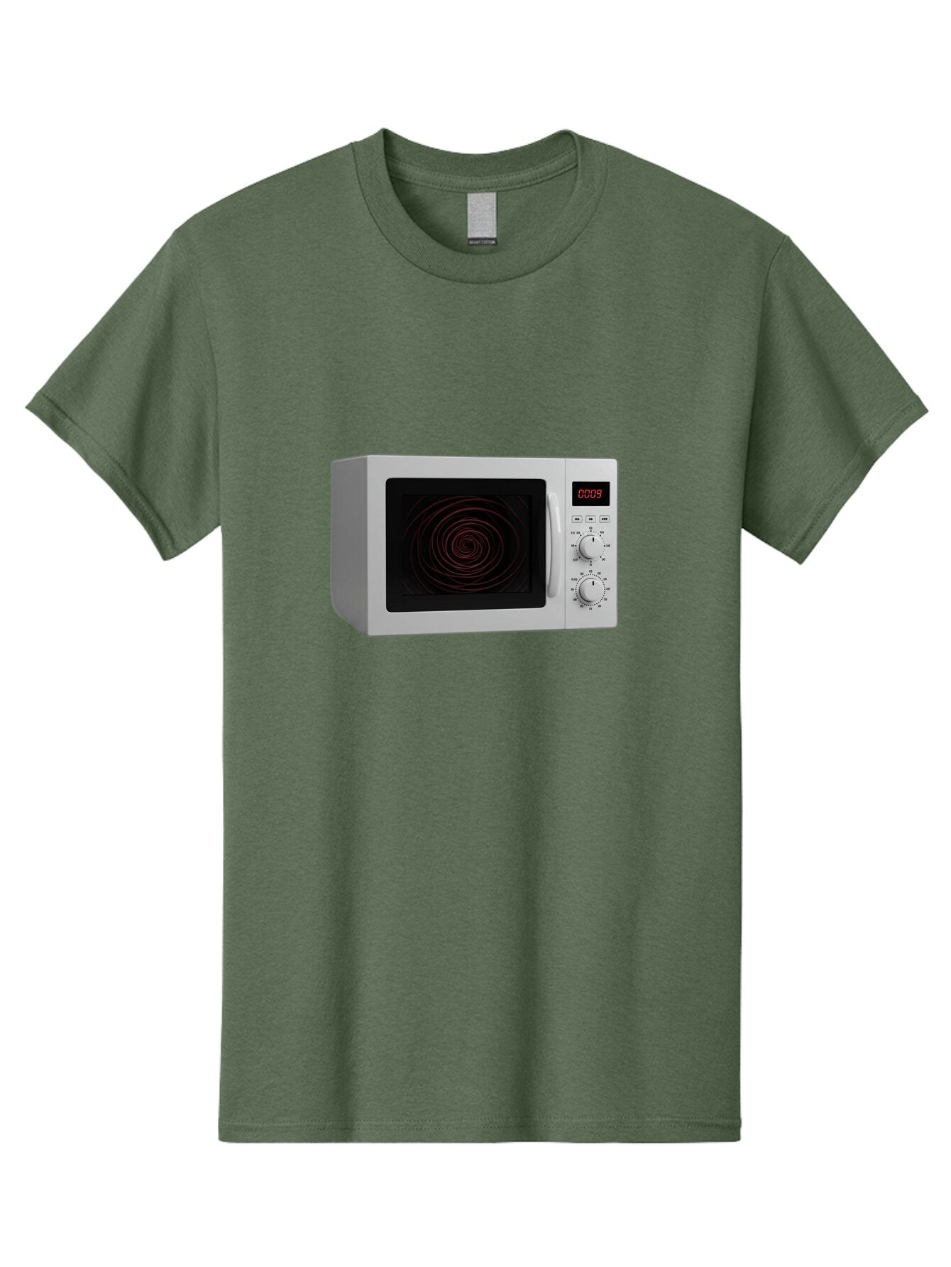 0009-Microwave Men'S Graphic Tee, 100% Cotton, Comfortable Casual Summer Wear, Machine Washable, Vintage Camera, Old Camera, Antique Camera, Black Camera, Classic Photography, Photography Equipment, Nostalgic Device, Film Camera, Camera Art Baq244 9