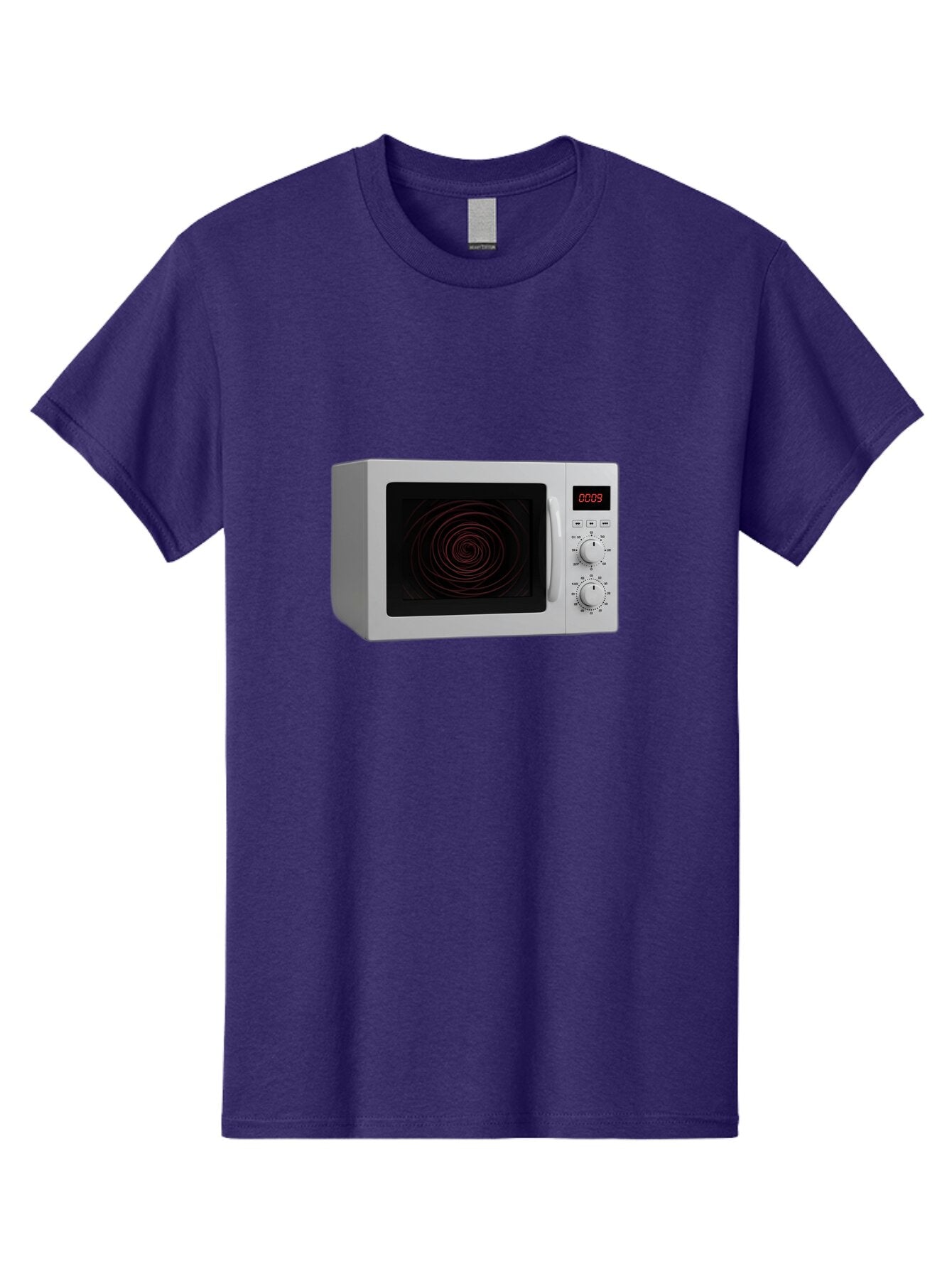 0009-Microwave Men'S Graphic Tee, 100% Cotton, Comfortable Casual Summer Wear, Machine Washable, Vintage Camera, Old Camera, Antique Camera, Black Camera, Classic Photography, Photography Equipment, Nostalgic Device, Film Camera, Camera Art Baq244 7