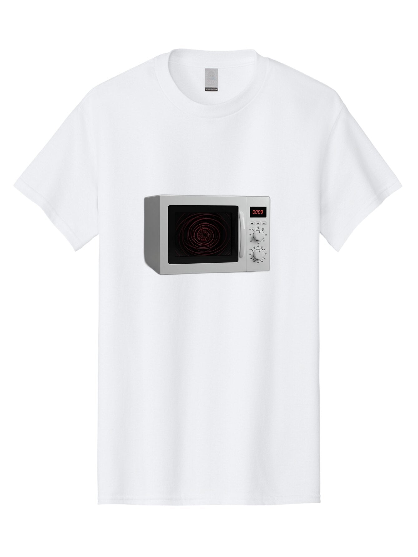 0009-Microwave Men'S Graphic Tee, 100% Cotton, Comfortable Casual Summer Wear, Machine Washable, Vintage Camera, Old Camera, Antique Camera, Black Camera, Classic Photography, Photography Equipment, Nostalgic Device, Film Camera, Camera Art Baq244 6