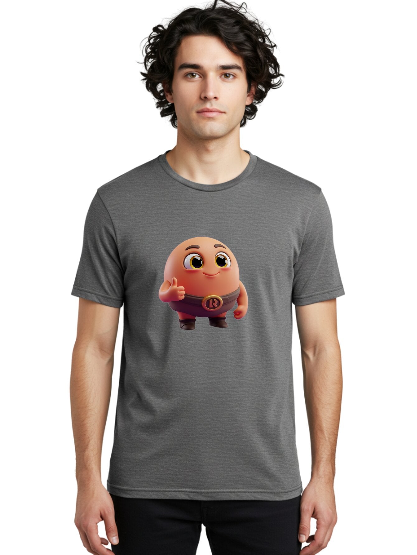 3D-Character-With-R-Emblem Men'S Graphic Tee, 100% Cotton, Comfortable Casual Summer Wear, Machine Washable, Vintage Camera, Old Camera, Antique Camera, Black Camera, Classic Photography, Photography Equipment, Nostalgic Device, Film Camera, Baq247 21
