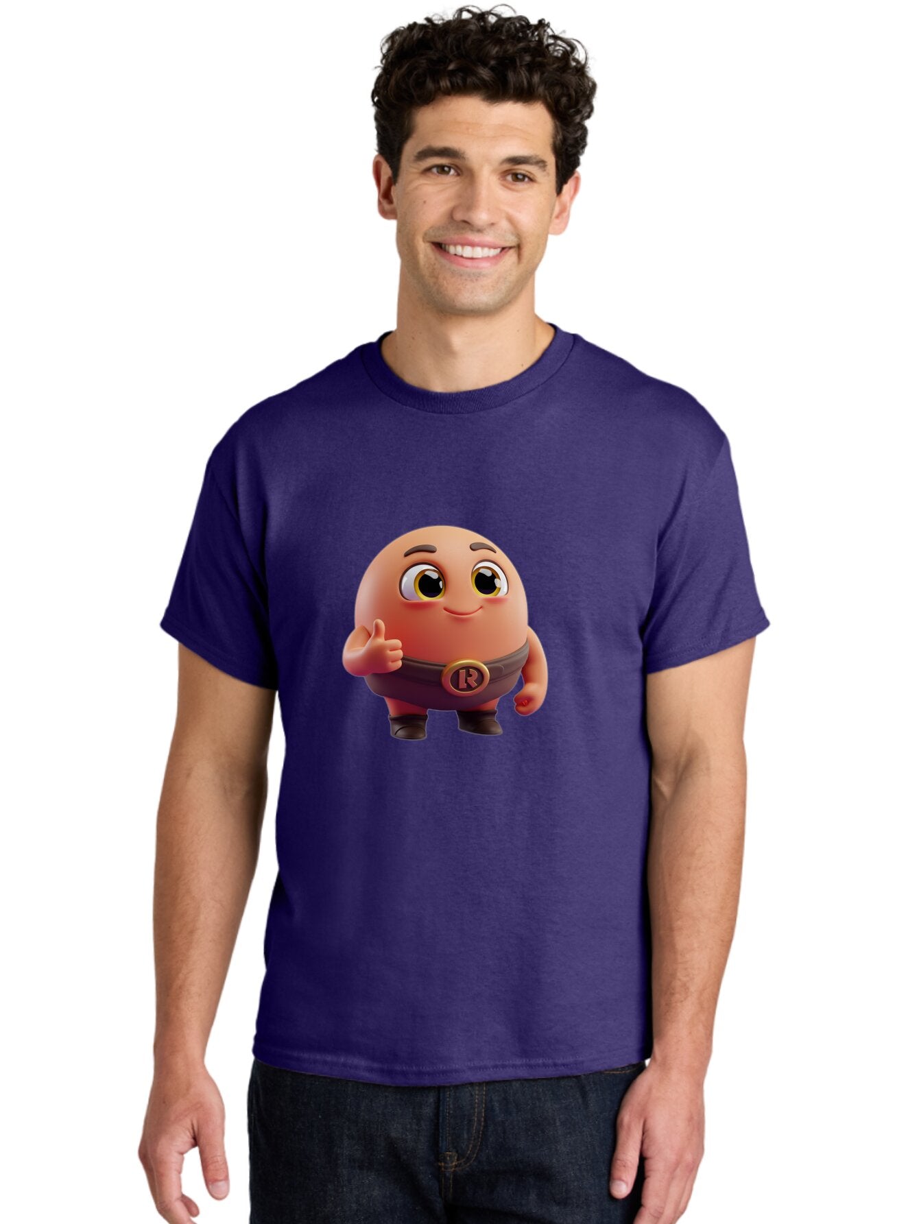 3D-Character-With-R-Emblem Men'S Graphic Tee, 100% Cotton, Comfortable Casual Summer Wear, Machine Washable, Vintage Camera, Old Camera, Antique Camera, Black Camera, Classic Photography, Photography Equipment, Nostalgic Device, Film Camera, Baq247 24