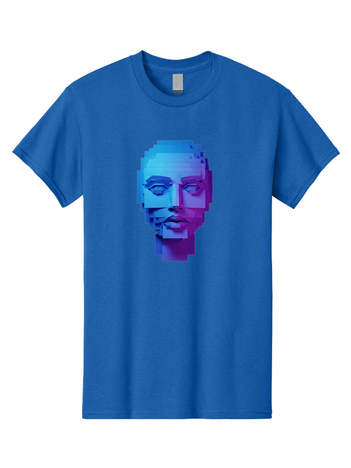 3D-Pixelated-Face Men'S Graphic Tee, 100% Cotton, Comfortable Casual Summer Wear, Machine Washable, Vintage Camera, Old Camera, Antique Camera, Black Camera, Classic Photography, Photography Equipment, Nostalgic Device, Film Camera, Camera Art Baq250 14