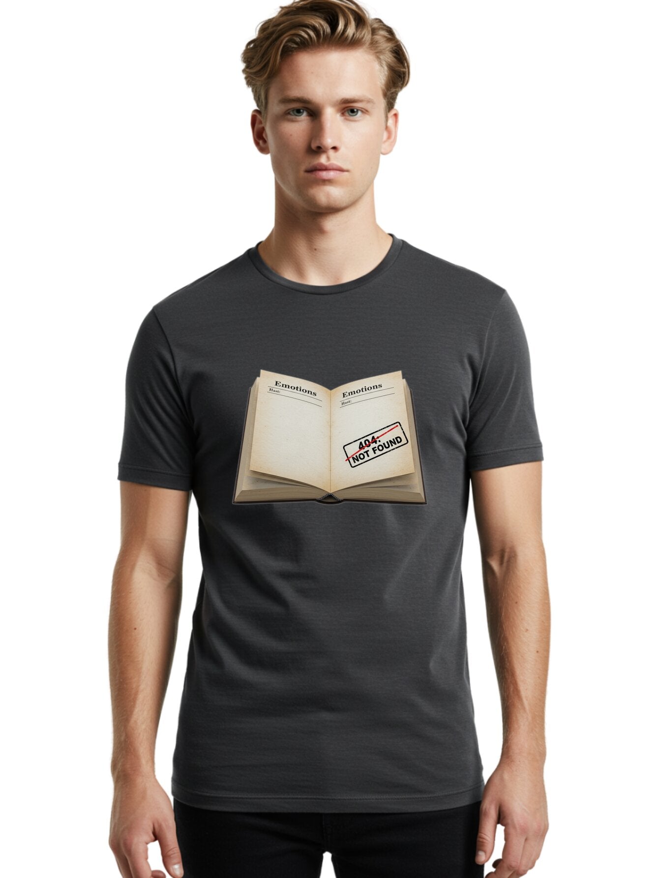 404-Not-Found-Book Men'S Graphic Tee, 100% Cotton, Comfortable Casual Summer Wear, Machine Washable, Vintage Camera, Old Camera, Antique Camera, Black Camera, Classic Photography, Photography Equipment, Nostalgic Device, Film Camera, Baq252 16
