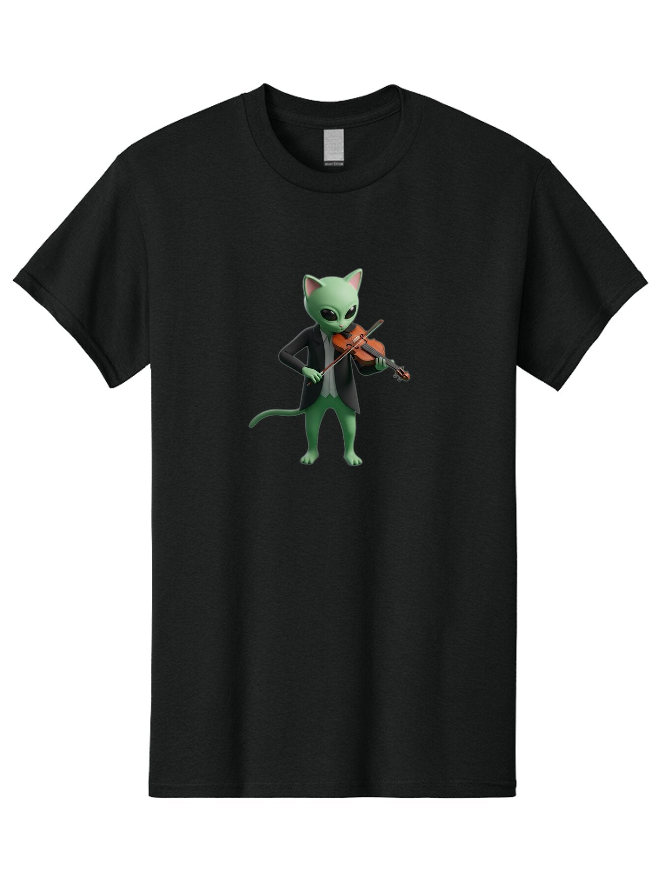 Alien-Cat-Violinist Men'S Graphic Tee, 100% Cotton, Comfortable Casual Summer Wear, Machine Washable, Vintage Camera, Old Camera, Antique Camera, Black Camera, Classic Photography, Photography Equipment, Nostalgic Device, Film Camera, Baq257 7