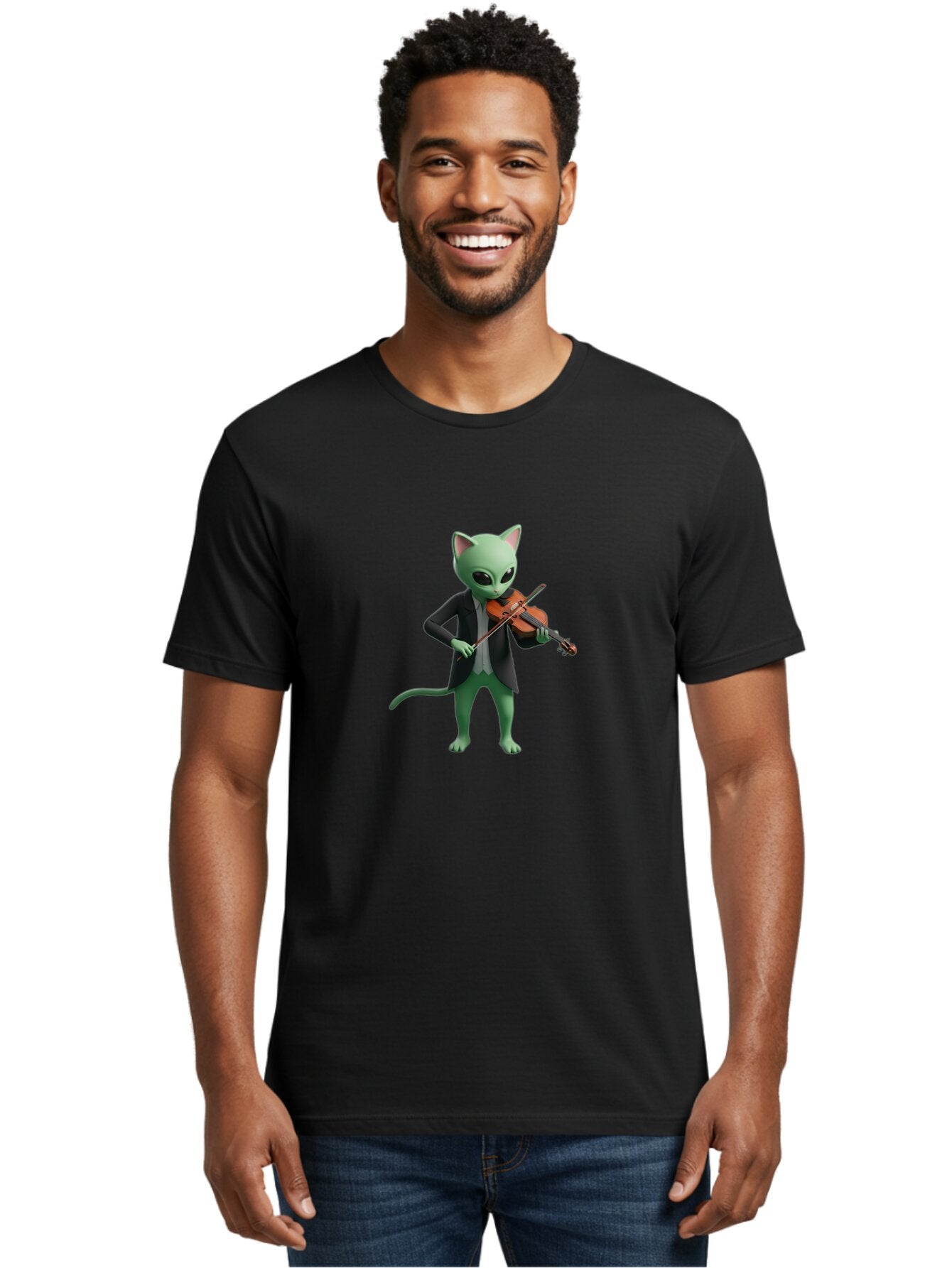 Alien-Cat-Violinist Men'S Graphic Tee, 100% Cotton, Comfortable Casual Summer Wear, Machine Washable, Vintage Camera, Old Camera, Antique Camera, Black Camera, Classic Photography, Photography Equipment, Nostalgic Device, Film Camera, Baq257 16